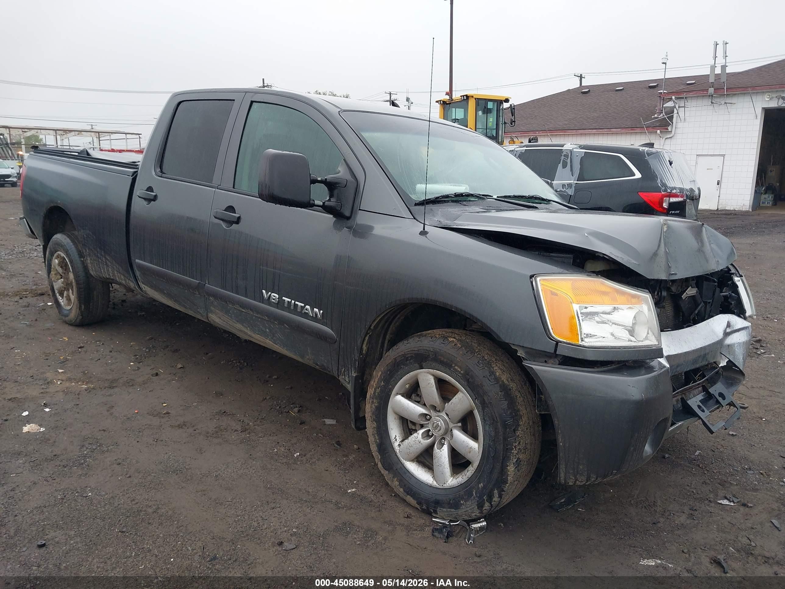 2011 Nissan Titan Sv Gray vin: 1N6AA0FCXBN312445