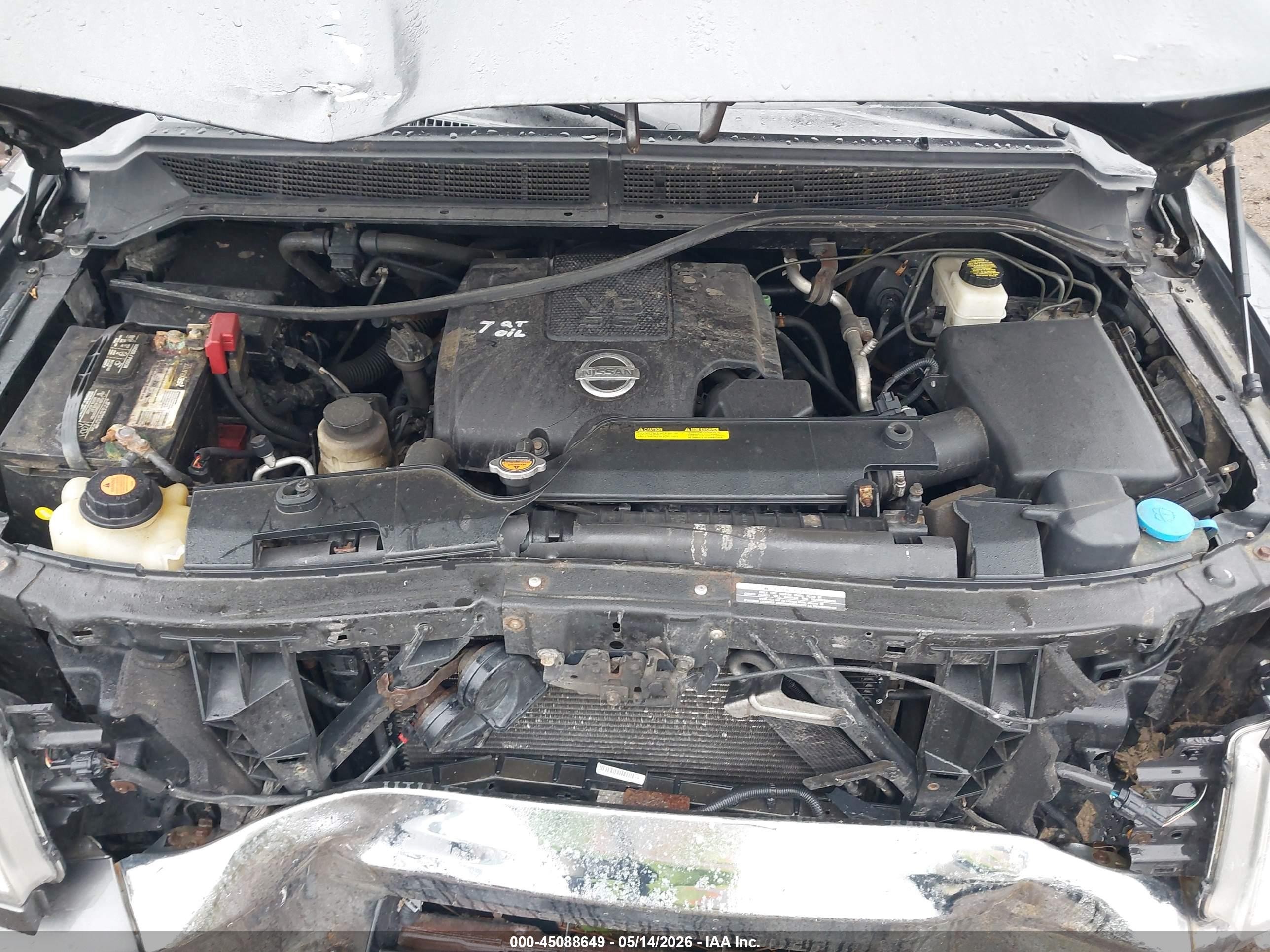 2011 Nissan Titan Sv Gray vin: 1N6AA0FCXBN312445