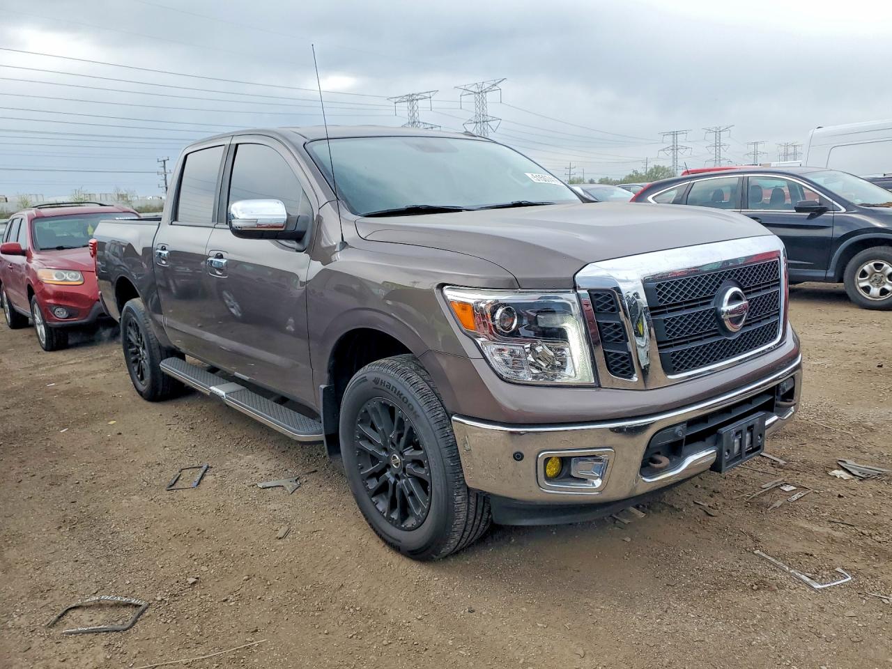 2018 Nissan Titan Sl Коричневый vin: 1N6AA1E53JN529648