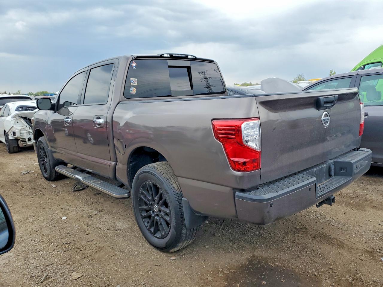 2018 Nissan Titan Sl Коричневый vin: 1N6AA1E53JN529648