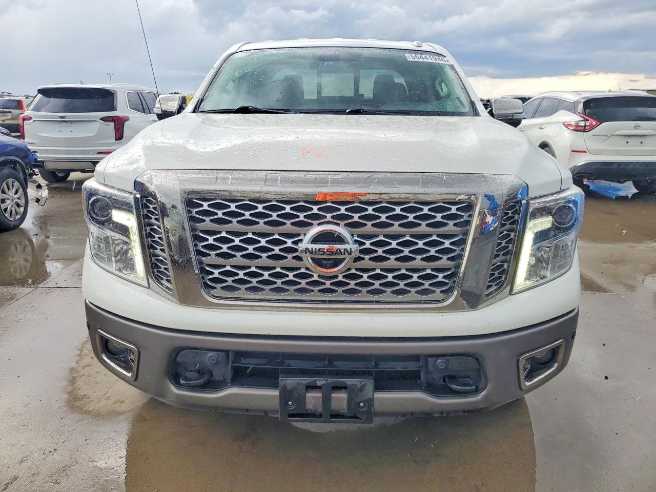 2018 Nissan Titan Platinum Reserve White vin: 1N6AA1E54JN545003