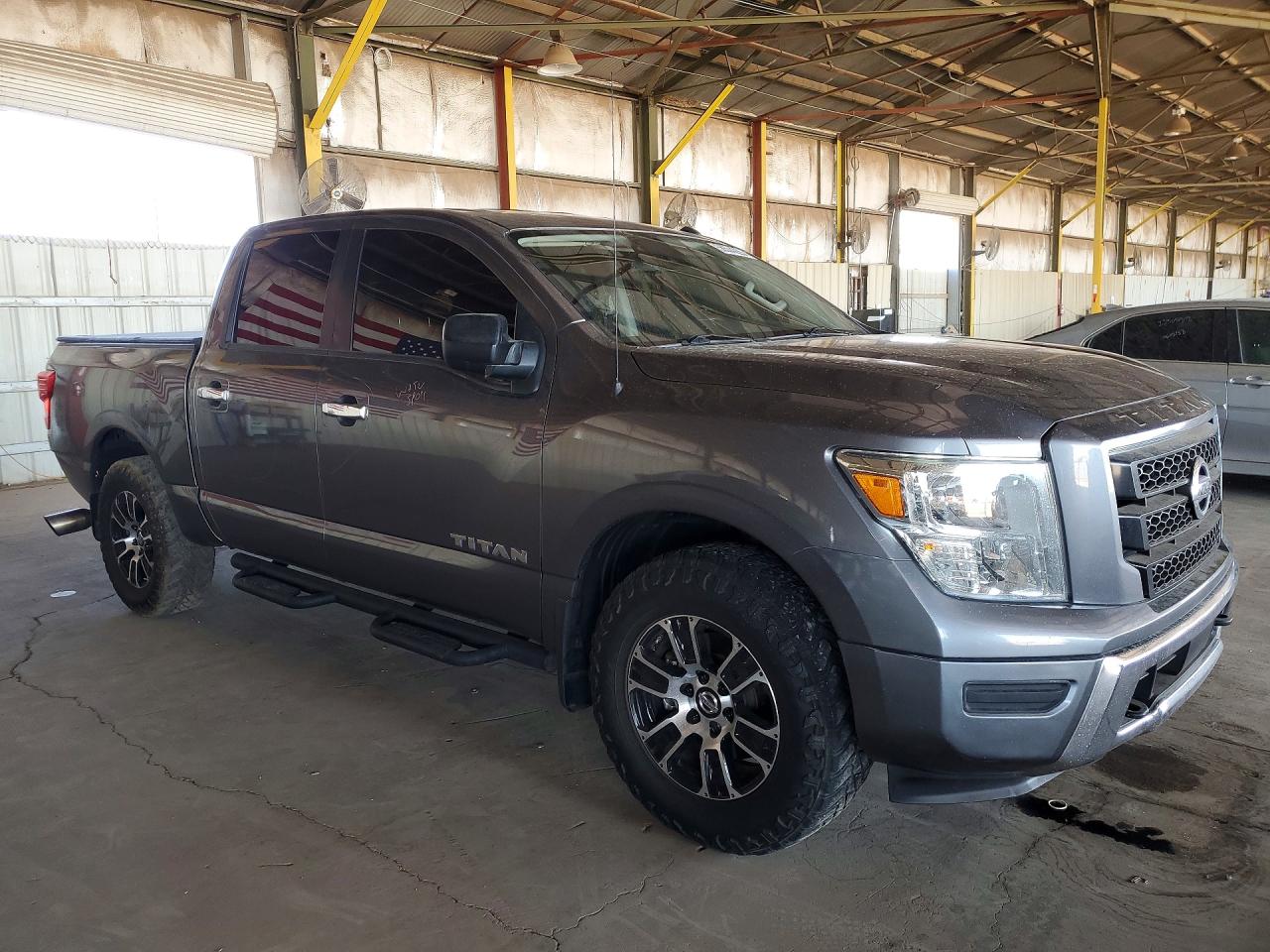 2021 Nissan Titan S Gray vin: 1N6AA1EC2MN520961