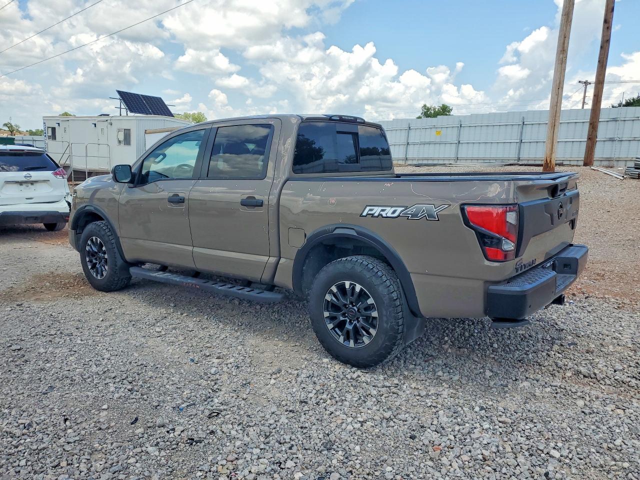 2021 Nissan Titan Pro-4x Brown vin: 1N6AA1ED1MN524752