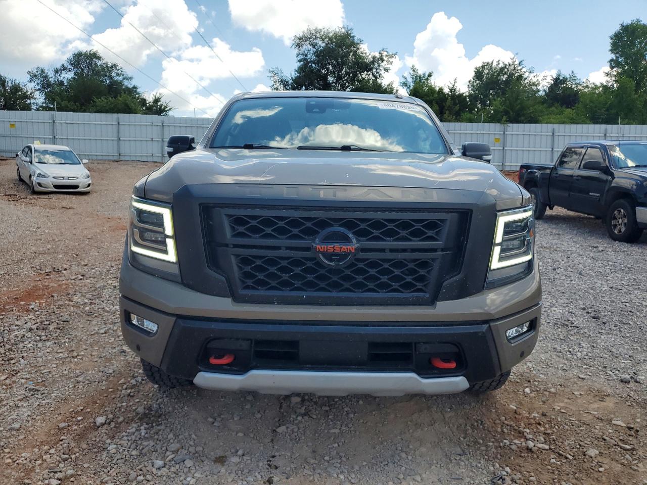 2021 Nissan Titan Pro-4x Brown vin: 1N6AA1ED1MN524752