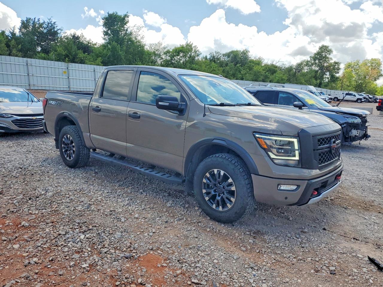 2021 Nissan Titan Pro-4x Brown vin: 1N6AA1ED1MN524752