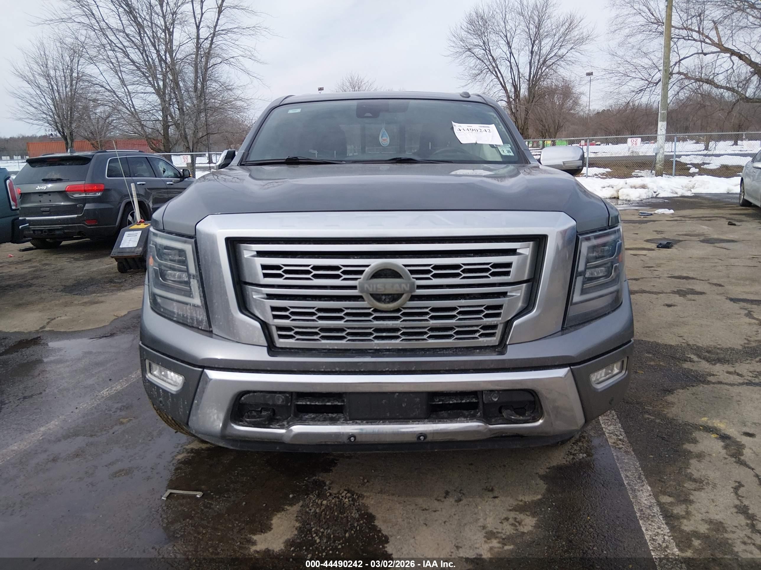 2021 Nissan Titan Platinum Reserve 4x4 Серый vin: 1N6AA1ED3MN506818