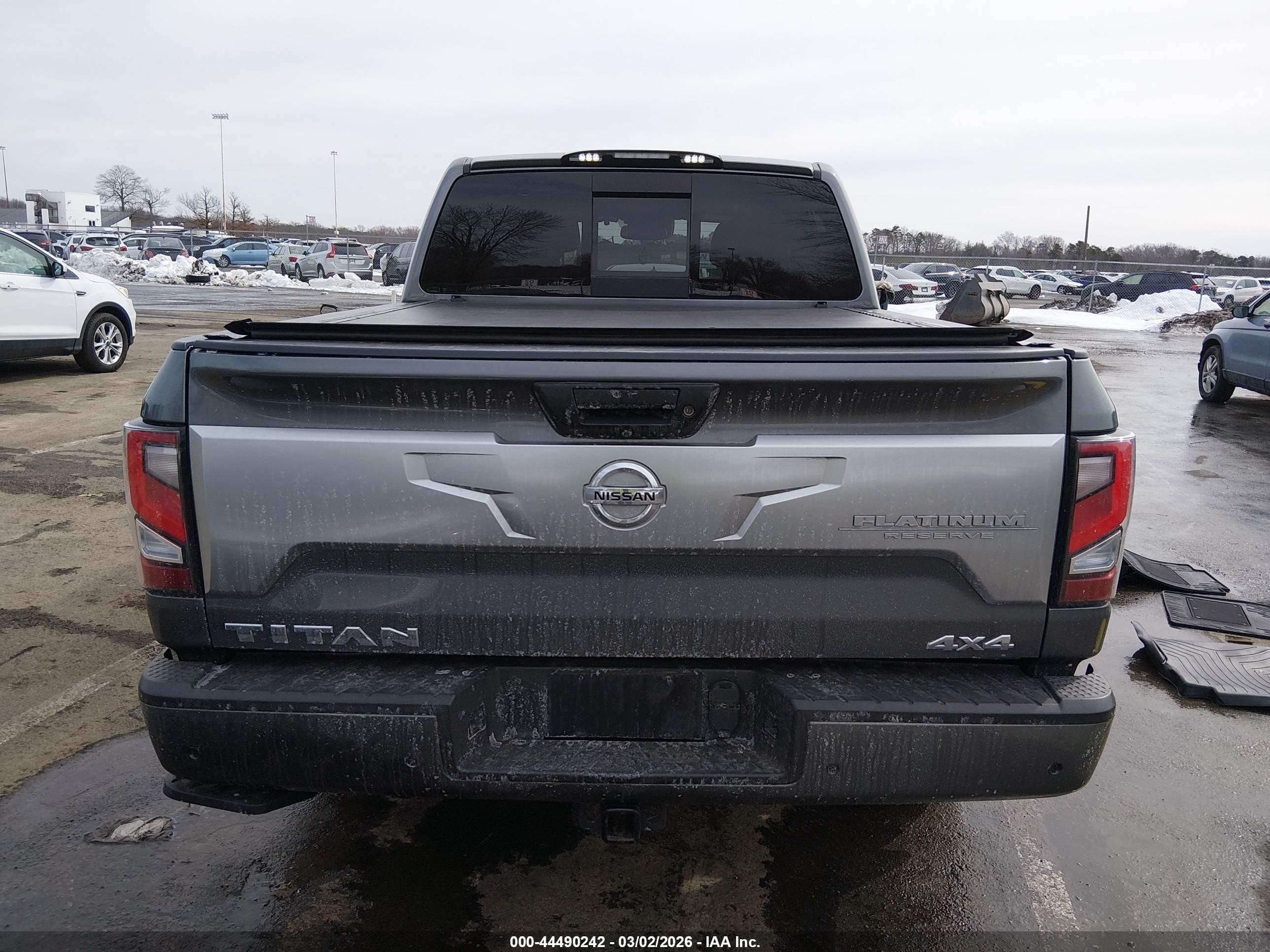 2021 Nissan Titan Platinum Reserve 4x4 Серый vin: 1N6AA1ED3MN506818