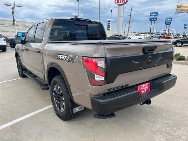 2021 Nissan Titan Pro-4x Brown vin: 1N6AA1ED3MN508150