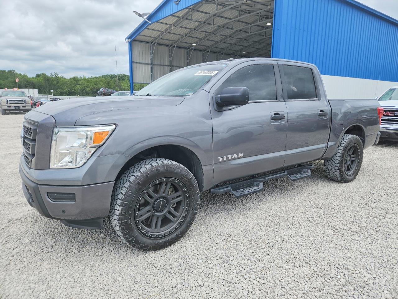 2021 Nissan Titan Sv Gray vin: 1N6AA1ED8MN531553