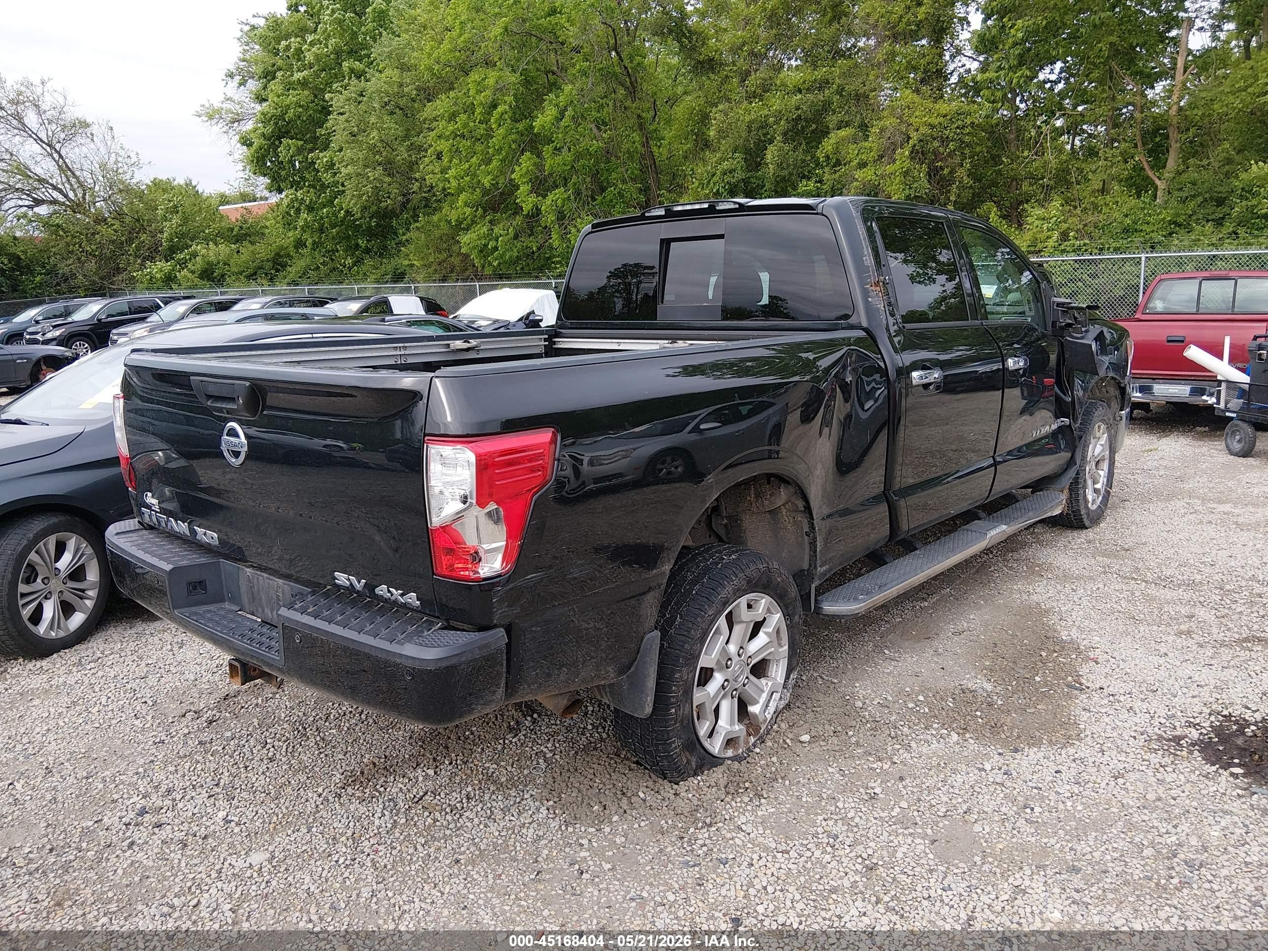 2019 Nissan Titan Xd Sv Gas Black vin: 1N6AA1F4XKN521344