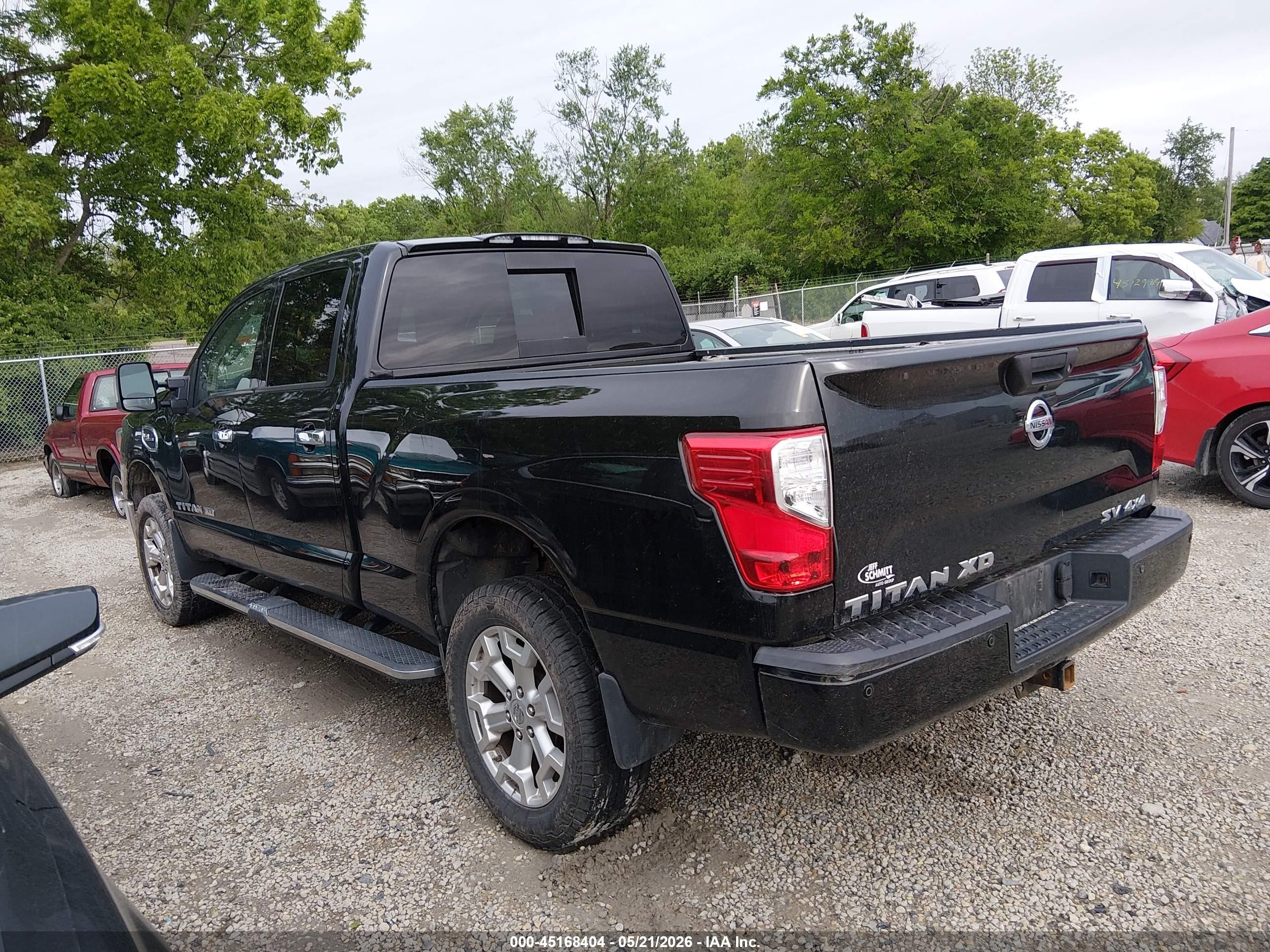 2019 Nissan Titan Xd Sv Gas Black vin: 1N6AA1F4XKN521344