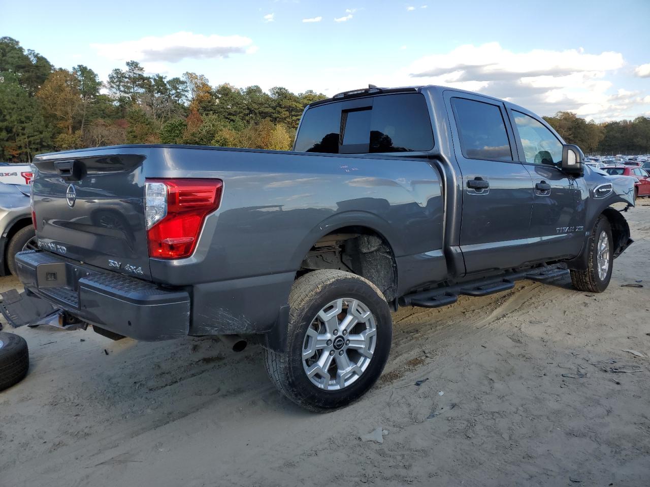 2024 Nissan Titan Xd Sv Серый vin: 1N6AA1FB7RN114302