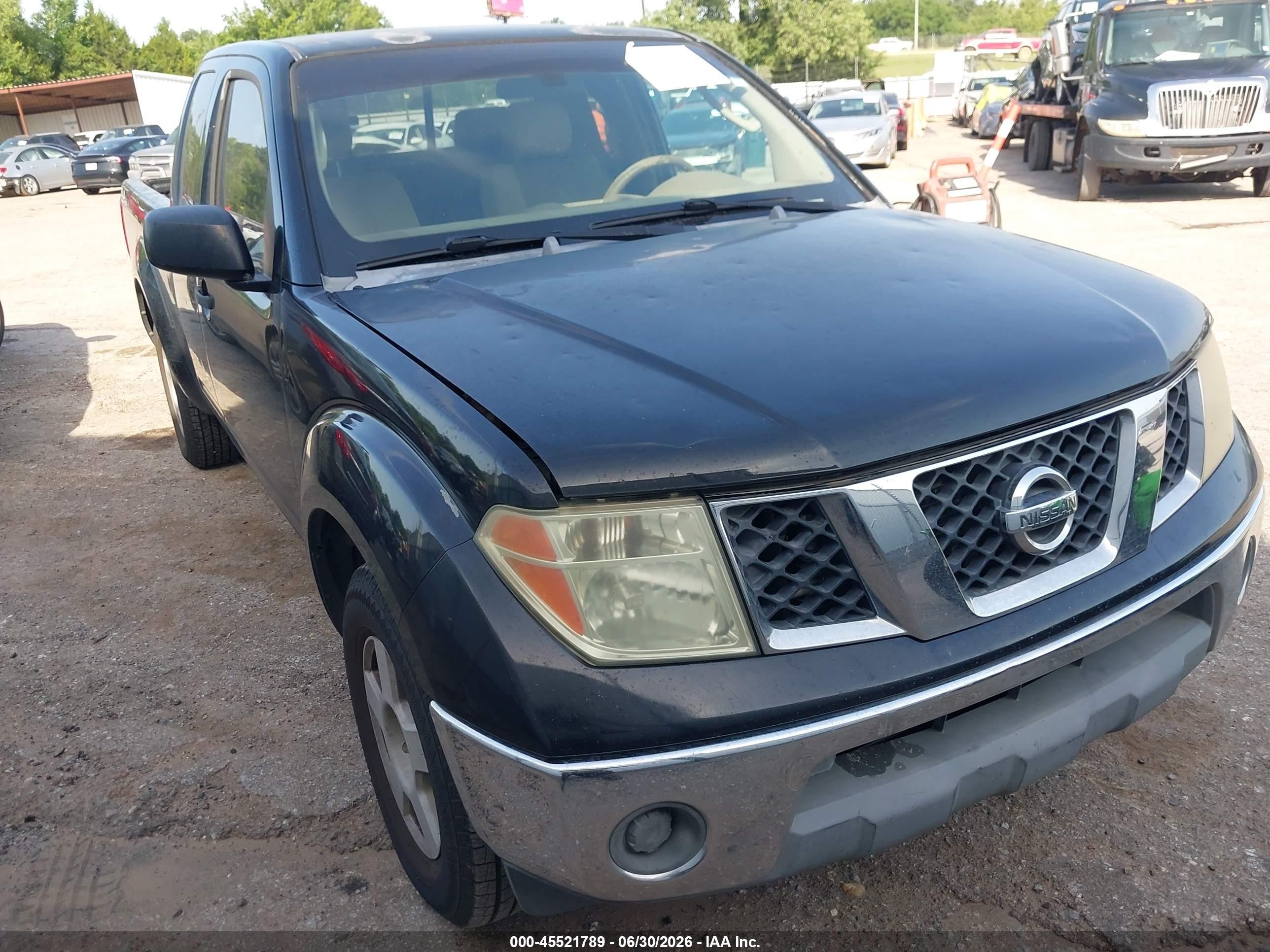2005 Nissan Frontier 2wd Se Black vin: 1N6AD06U05C403868
