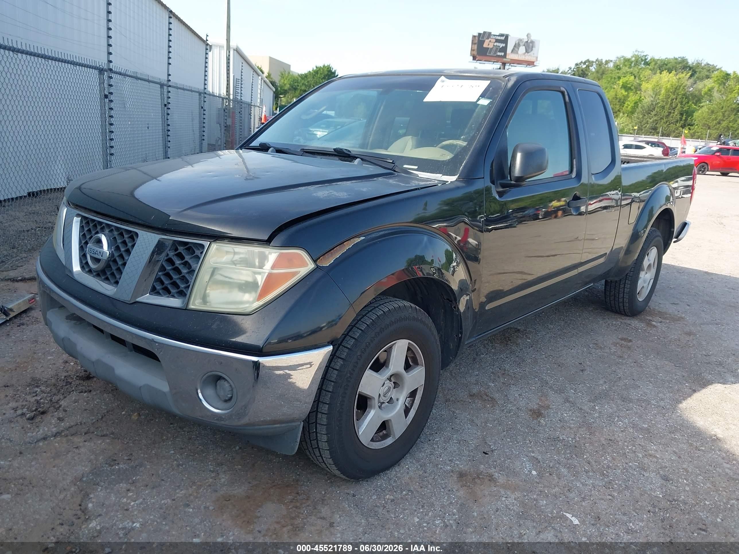 2005 Nissan Frontier 2wd Se Black vin: 1N6AD06U05C403868