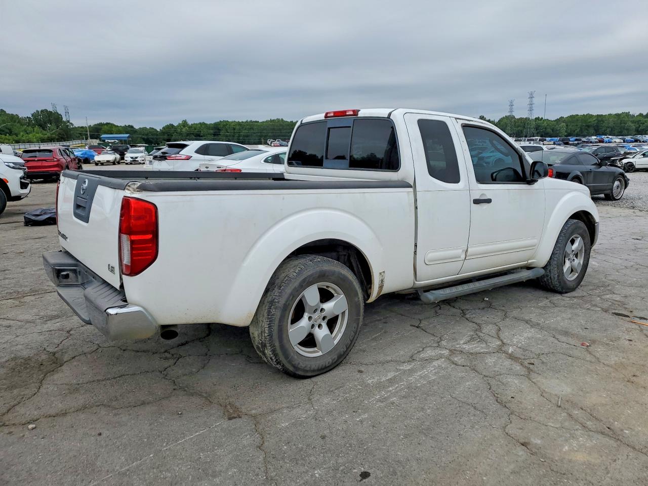 2005 Nissan Frontier Se White vin: 1N6AD06U05C404728