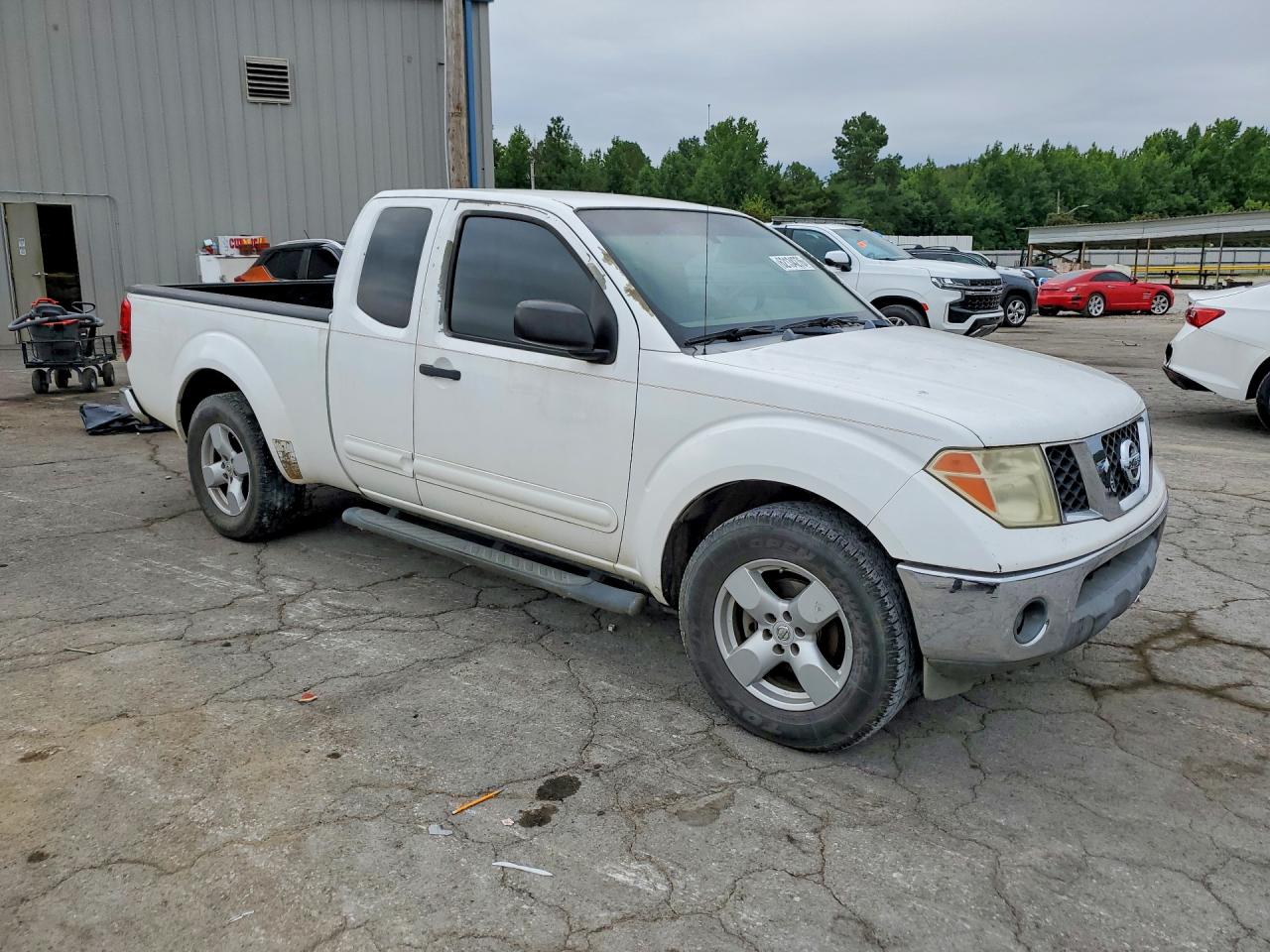 2005 Nissan Frontier Se White vin: 1N6AD06U05C404728