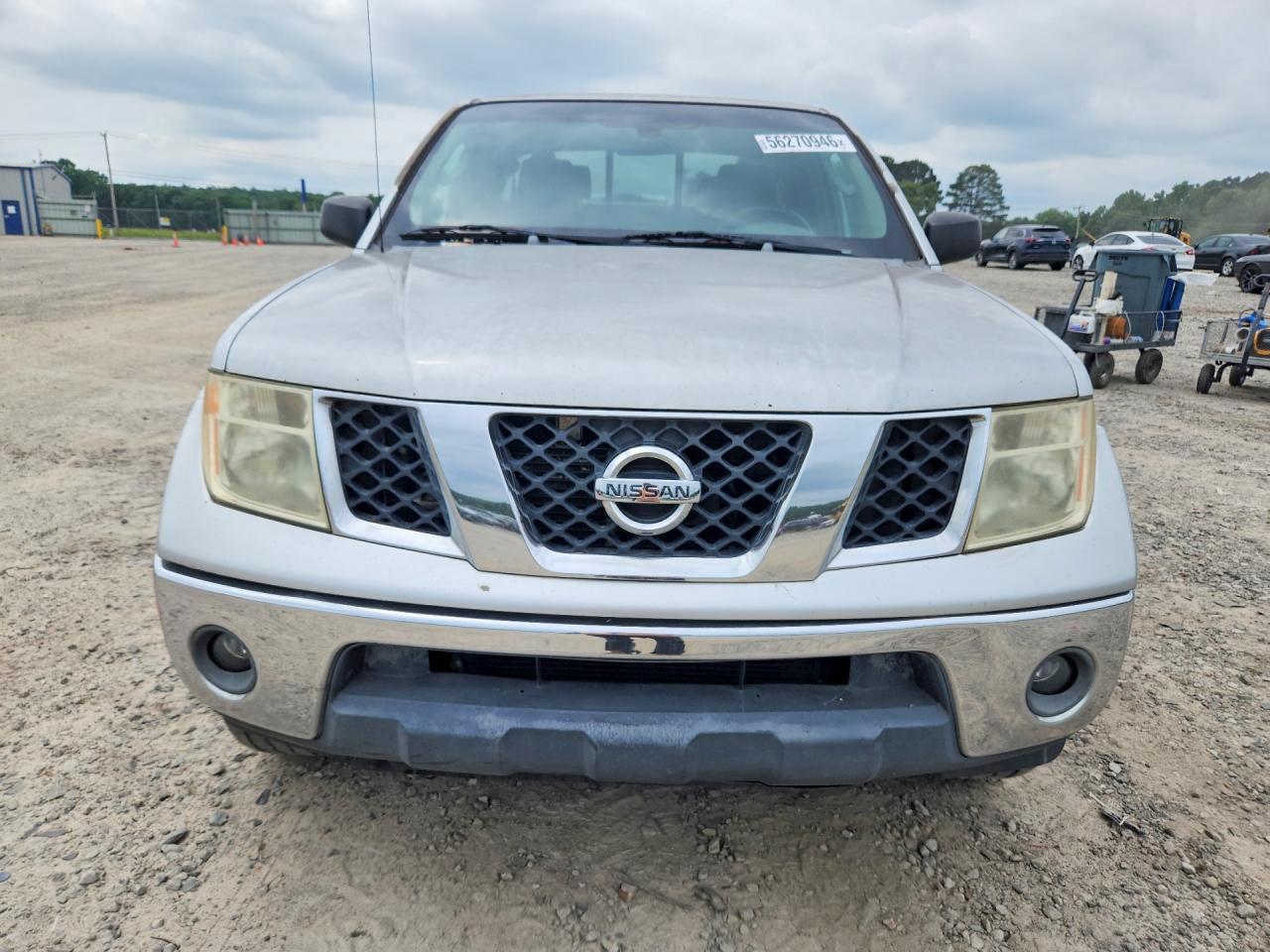 2005 Nissan Frontier Se Silver vin: 1N6AD06U05C419083