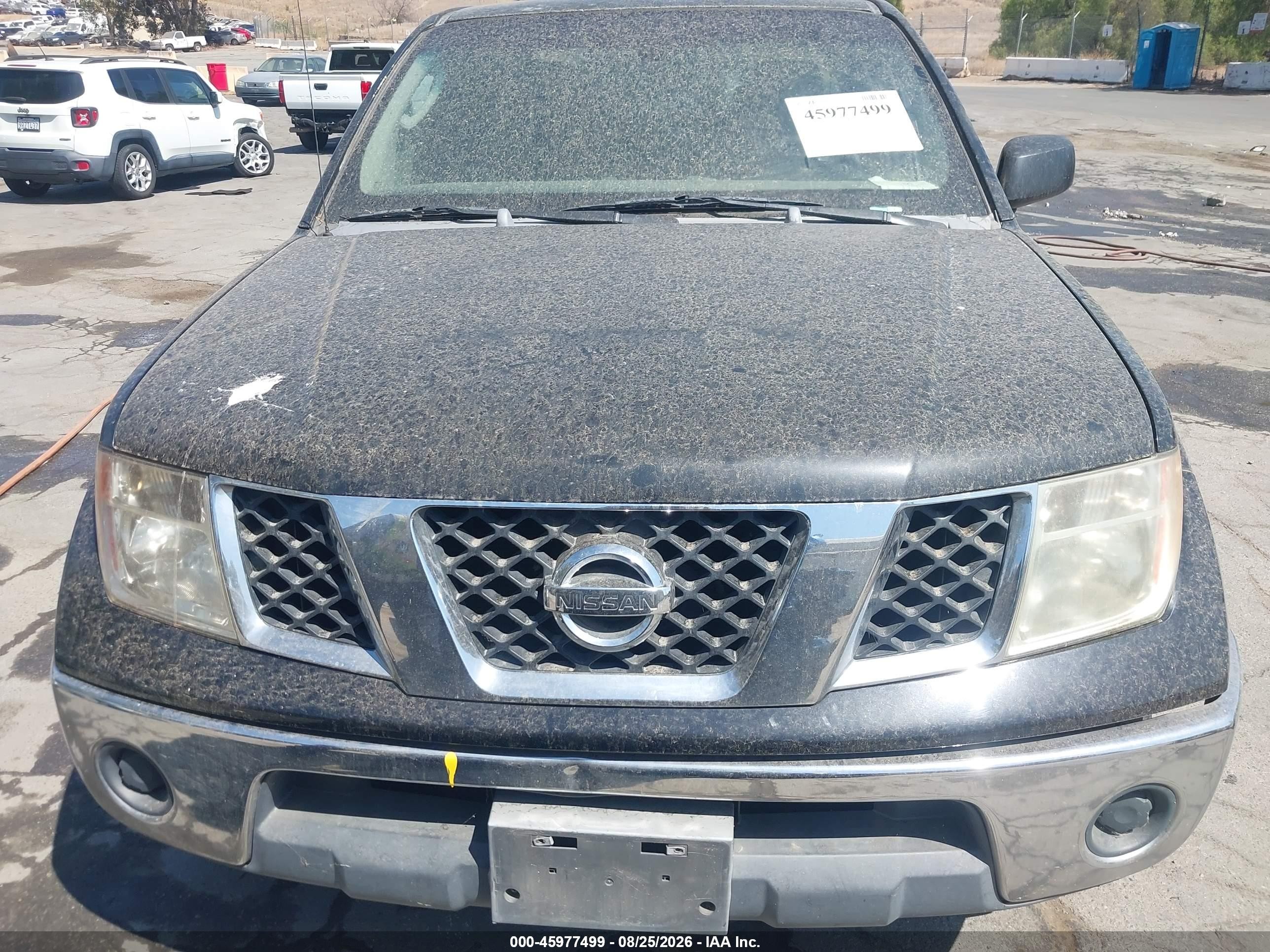 2005 Nissan Frontier Se Черный vin: 1N6AD06U05C464251