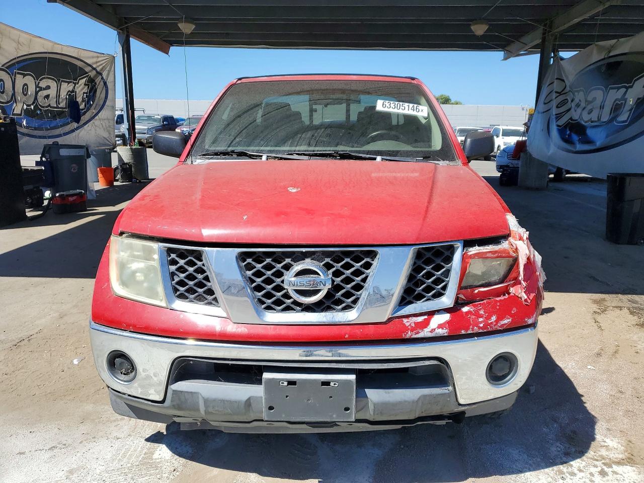 2006 Nissan Frontier Se Red vin: 1N6AD06U06C428495