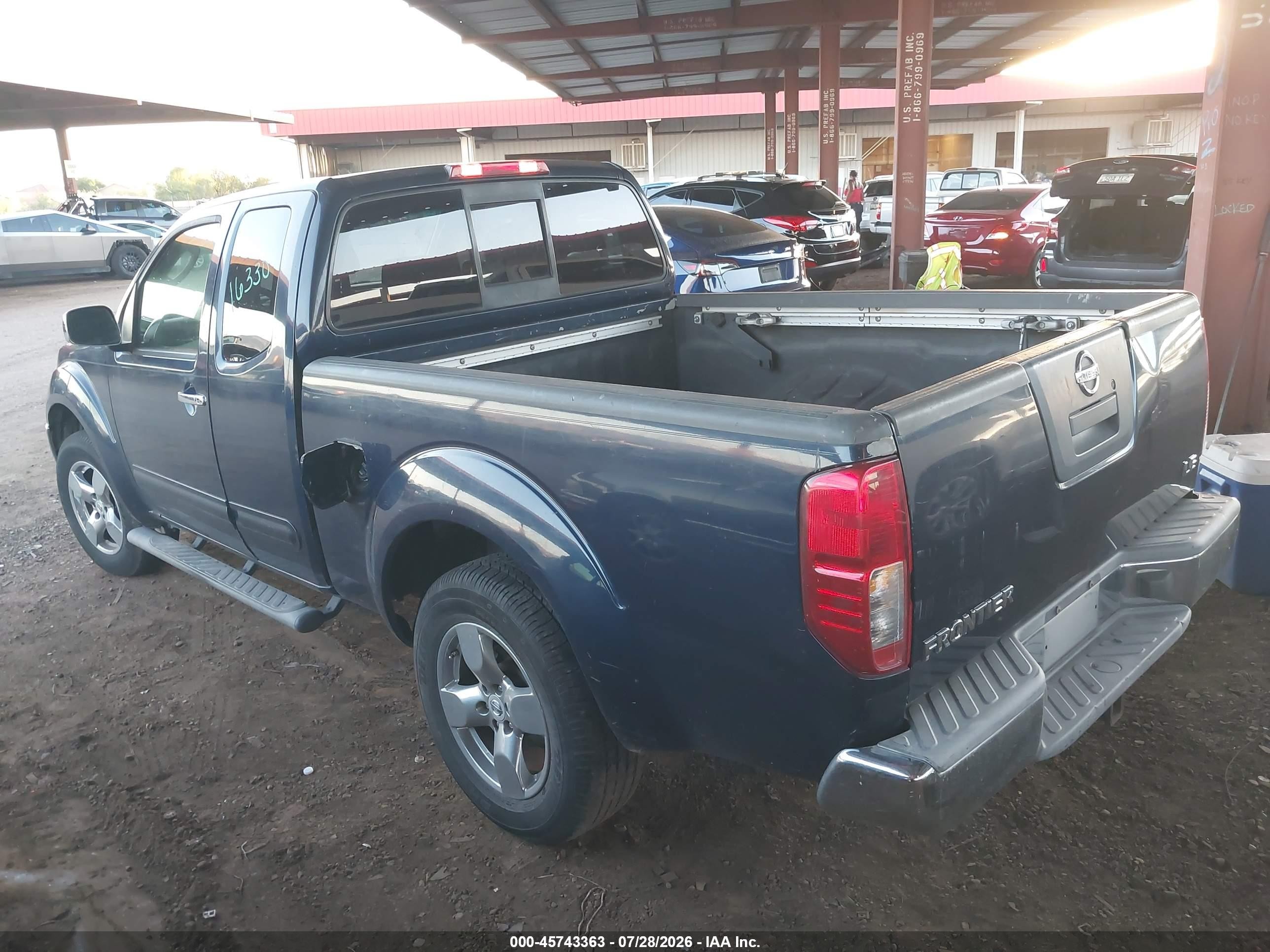 2006 Nissan Frontier Le Blue vin: 1N6AD06U06C440985