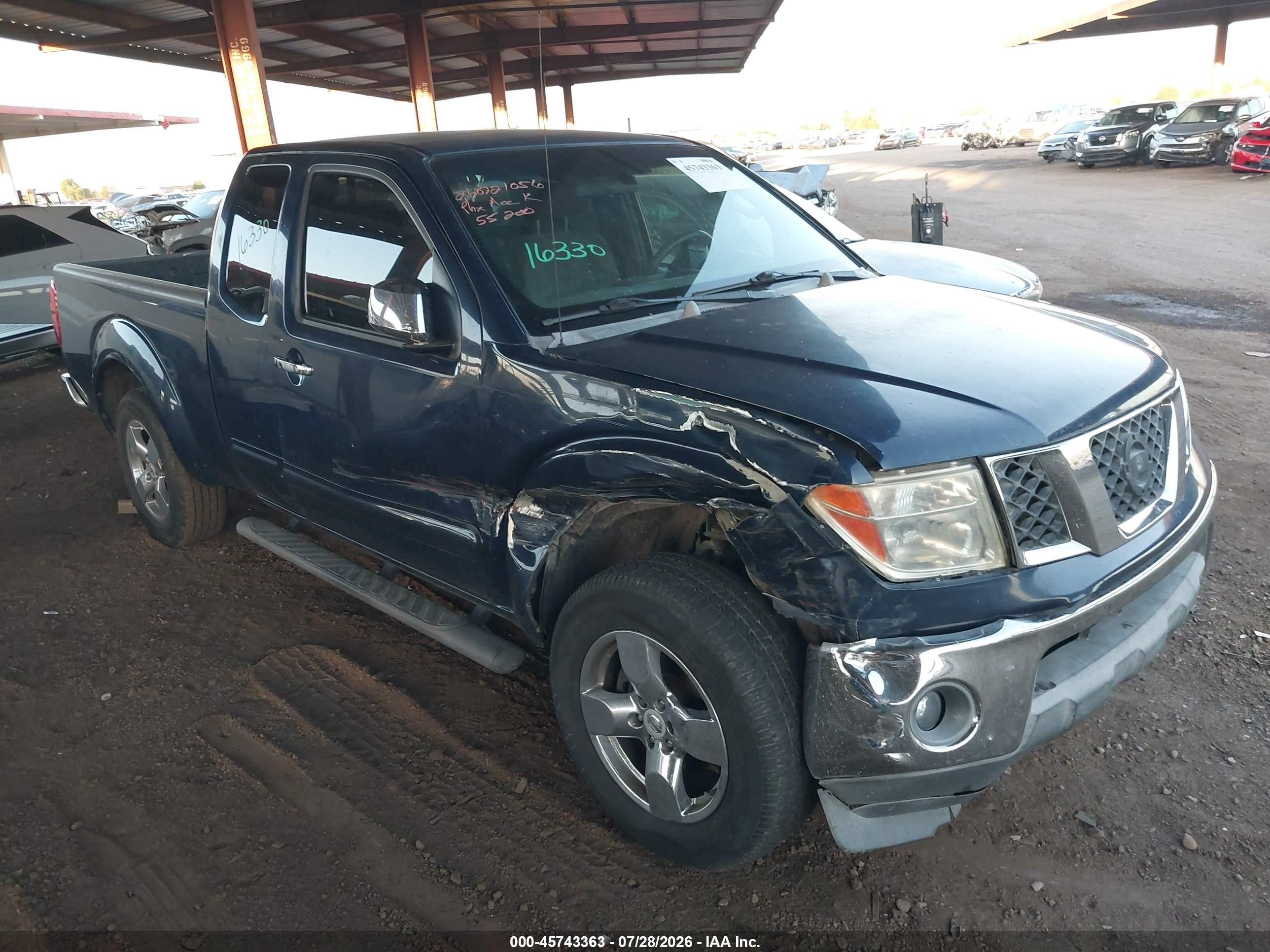 2006 Nissan Frontier Le Blue vin: 1N6AD06U06C440985