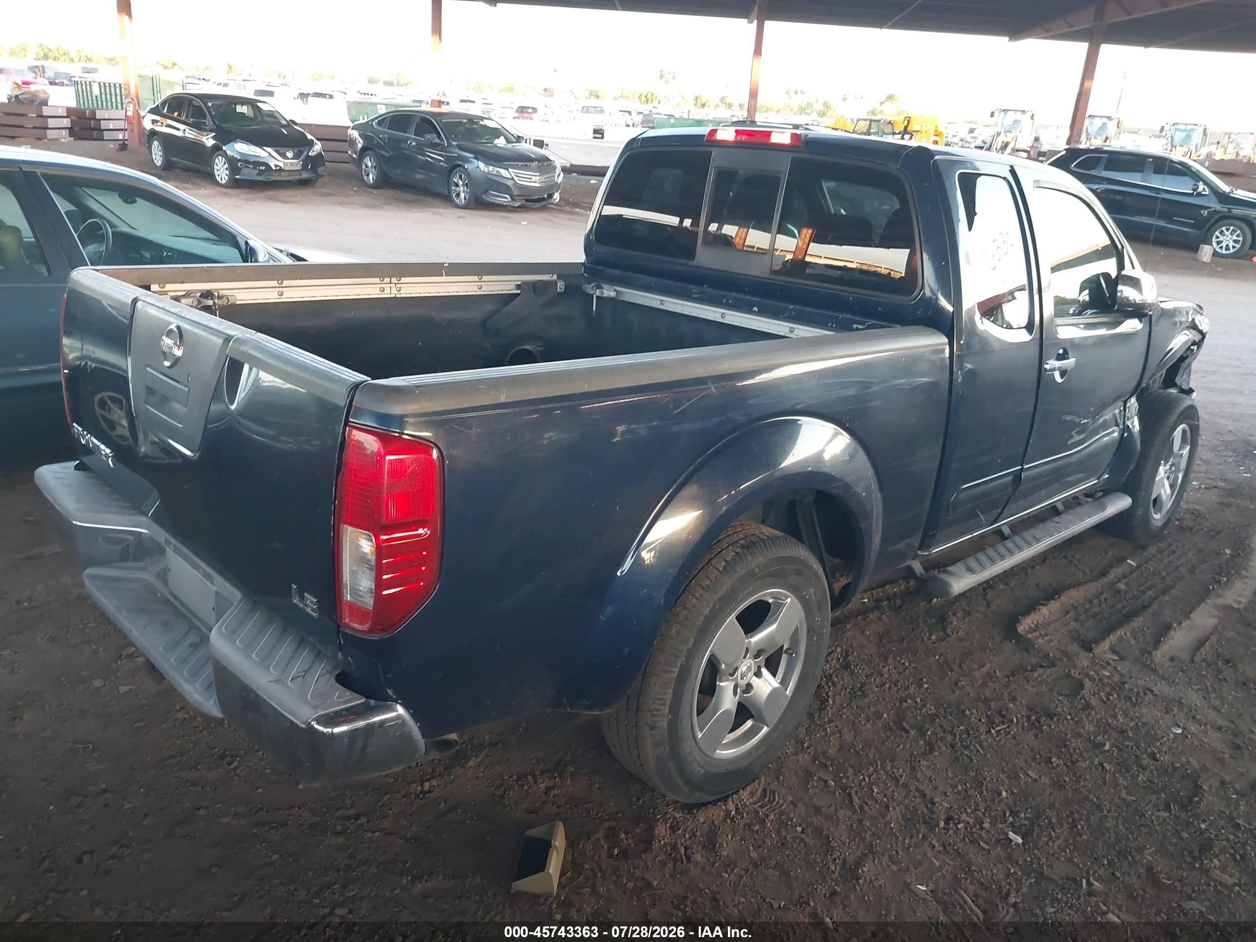 2006 Nissan Frontier Le Blue vin: 1N6AD06U06C440985