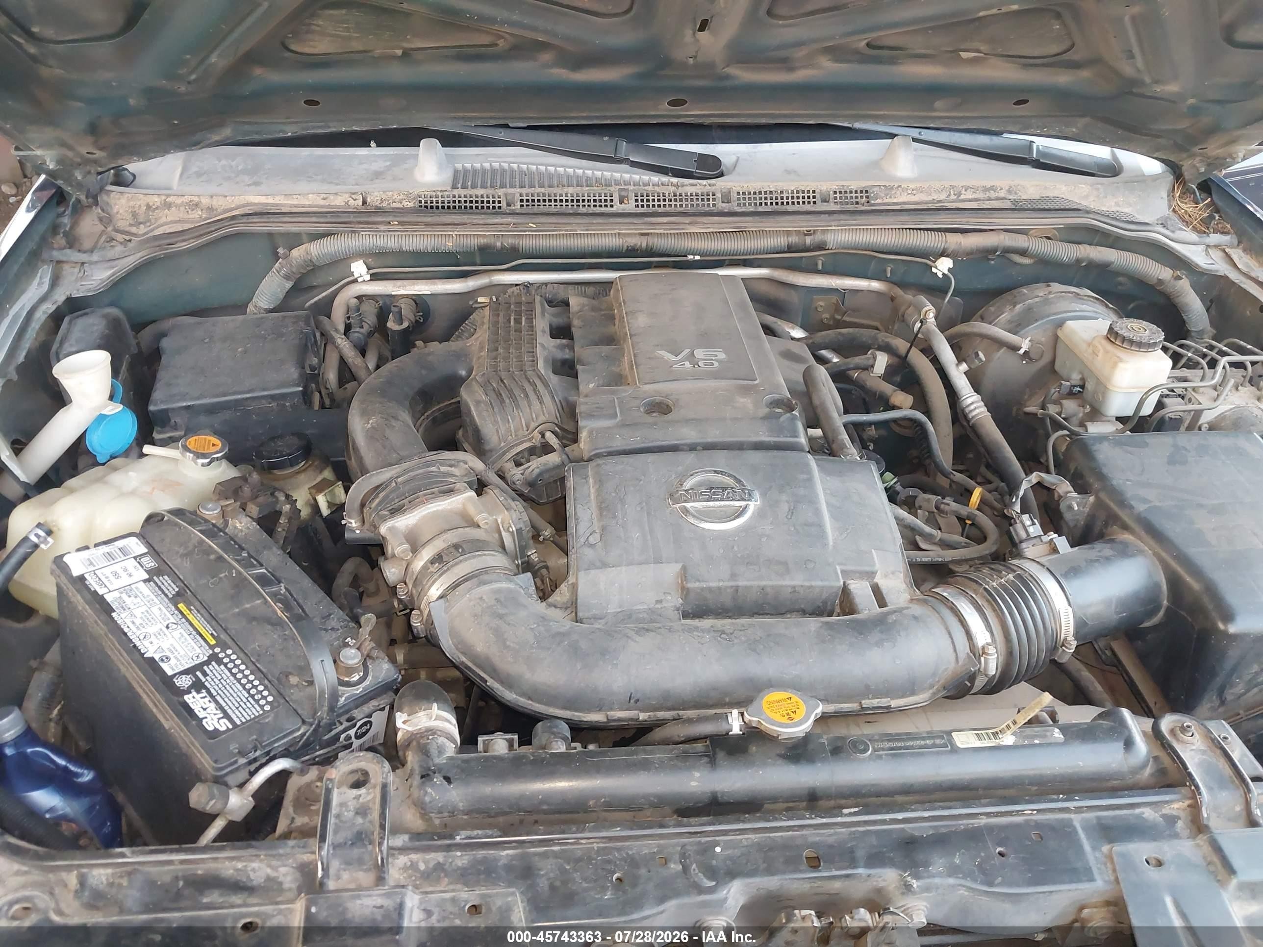 2006 Nissan Frontier Le Blue vin: 1N6AD06U06C440985