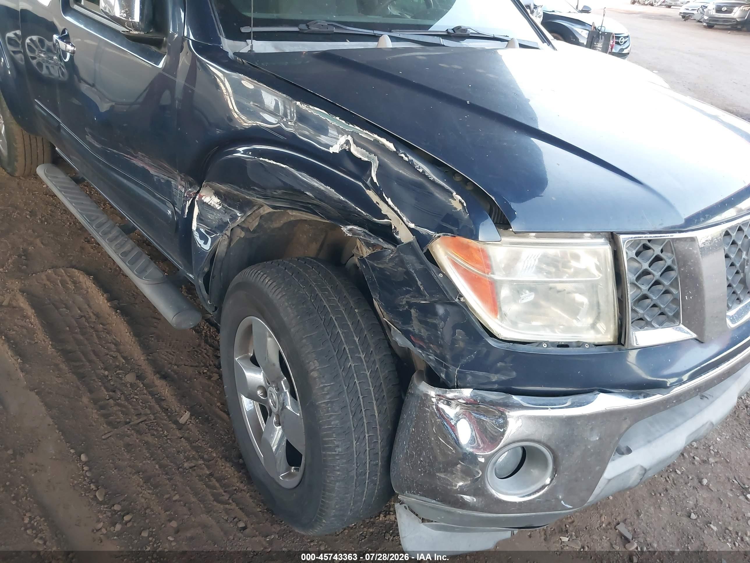 2006 Nissan Frontier Le Blue vin: 1N6AD06U06C440985