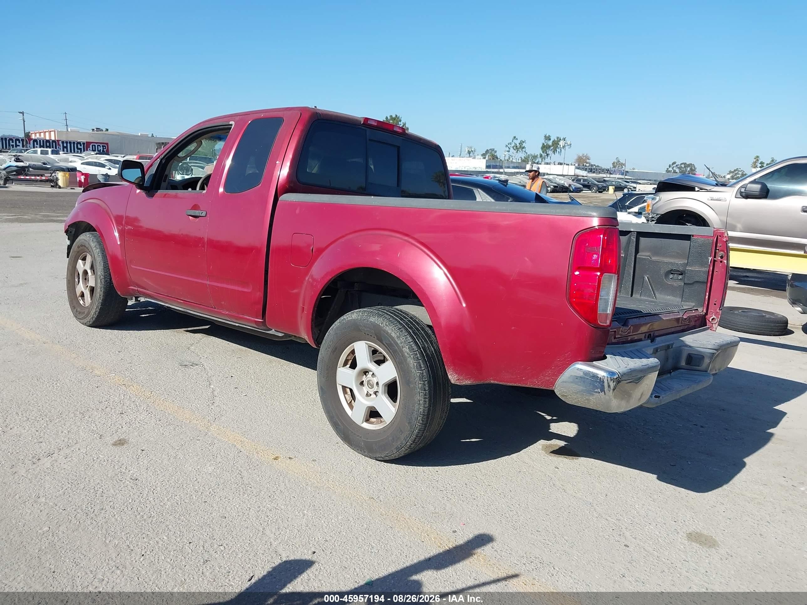 2006 Nissan Frontier Se Red vin: 1N6AD06U06C470021