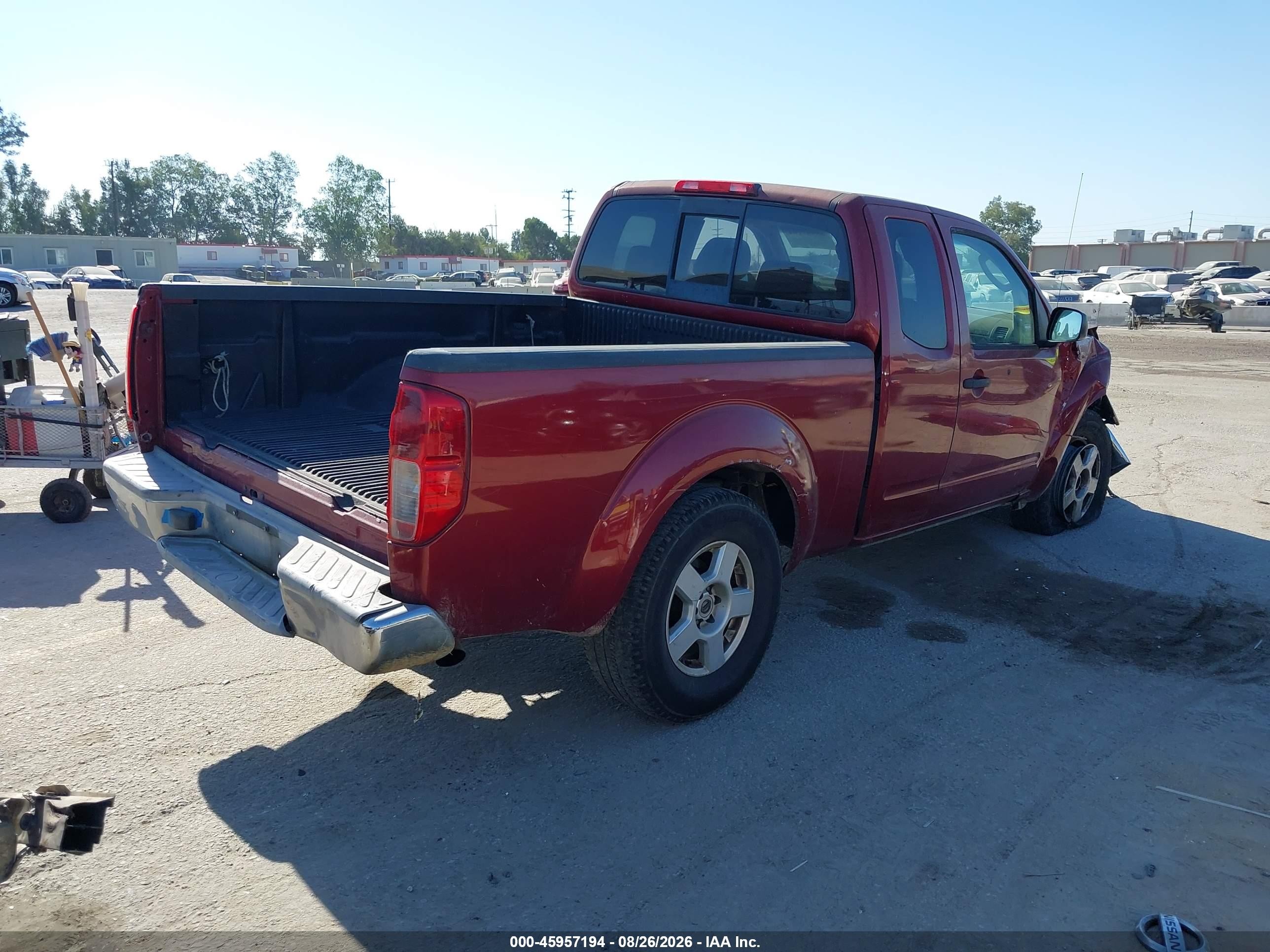 2006 Nissan Frontier Se Red vin: 1N6AD06U06C470021