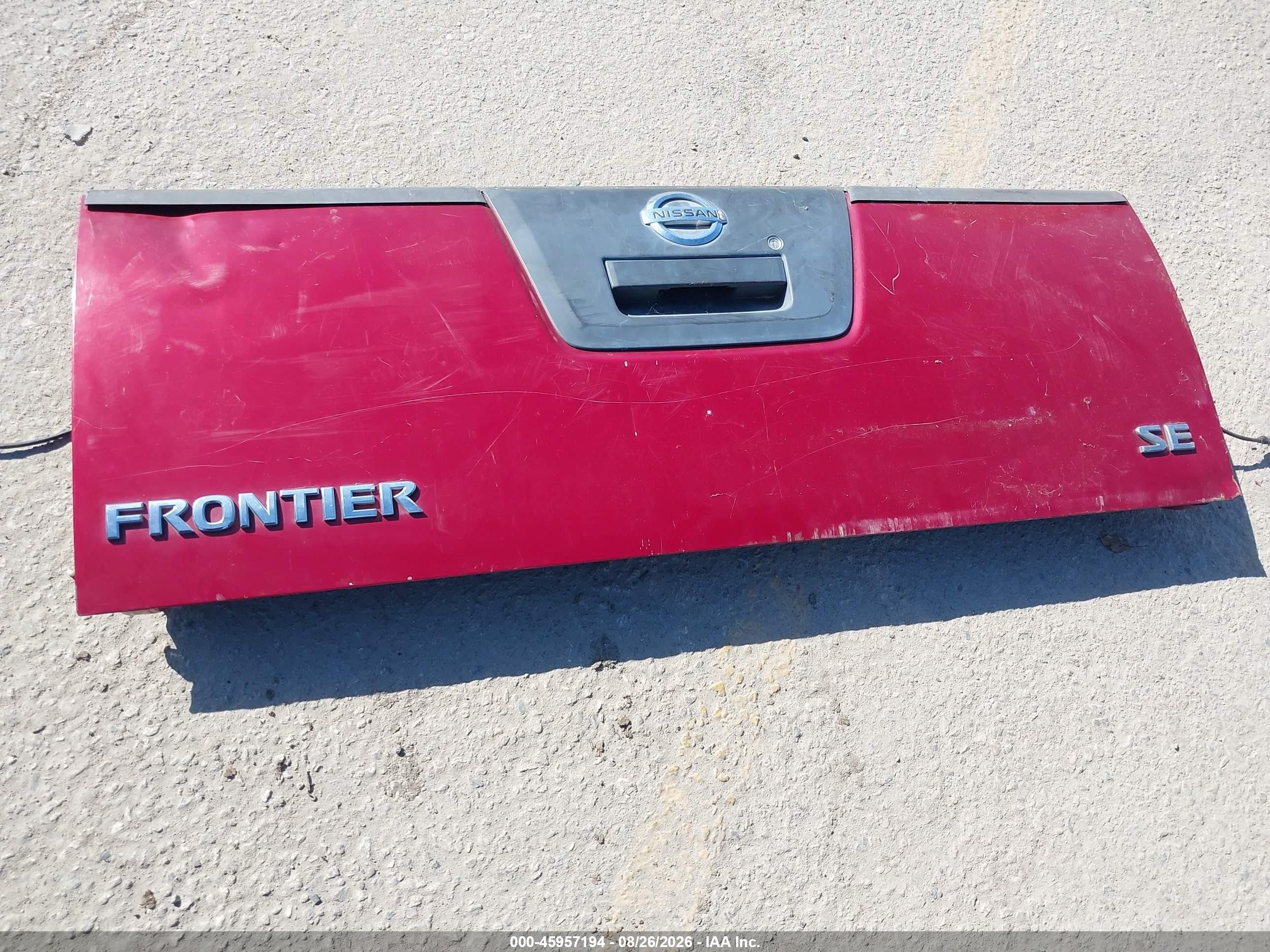2006 Nissan Frontier Se Red vin: 1N6AD06U06C470021