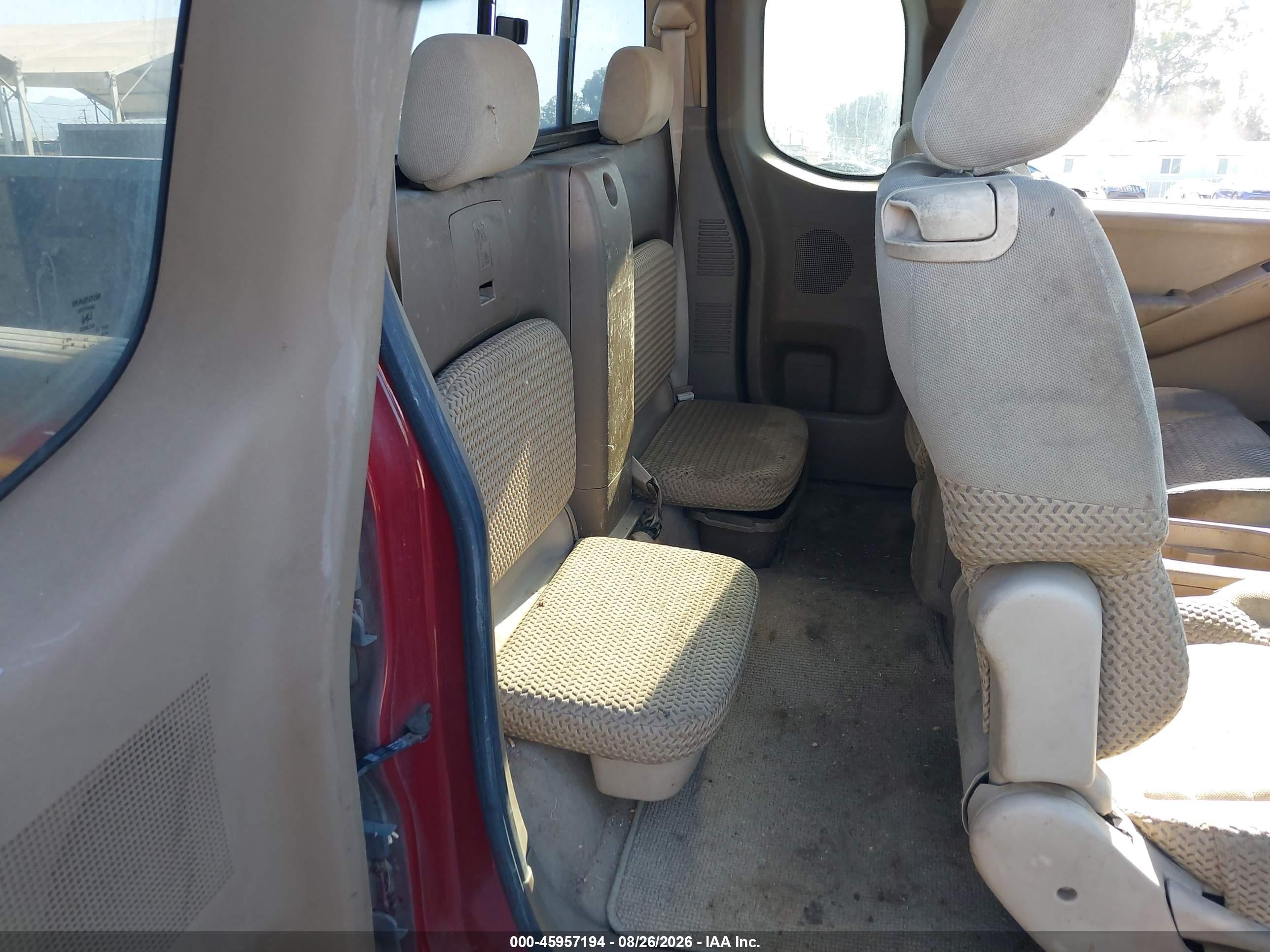 2006 Nissan Frontier Se Red vin: 1N6AD06U06C470021