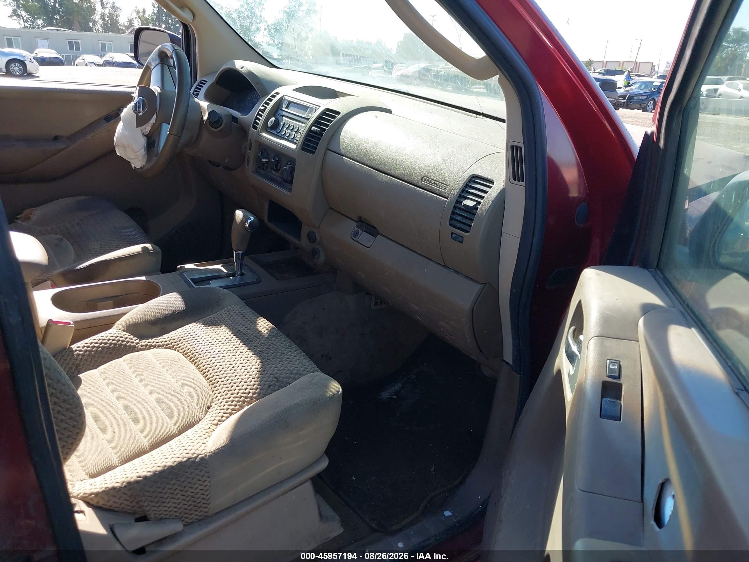 2006 Nissan Frontier Se Red vin: 1N6AD06U06C470021