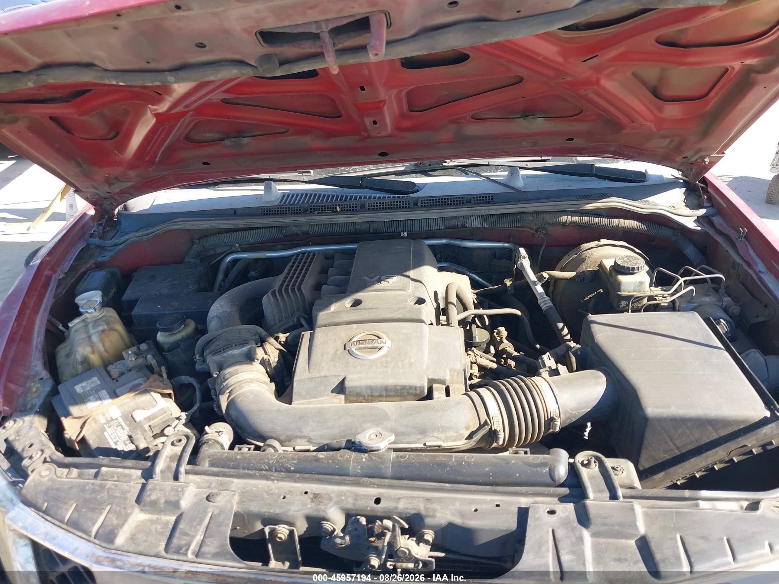 2006 Nissan Frontier Se Red vin: 1N6AD06U06C470021