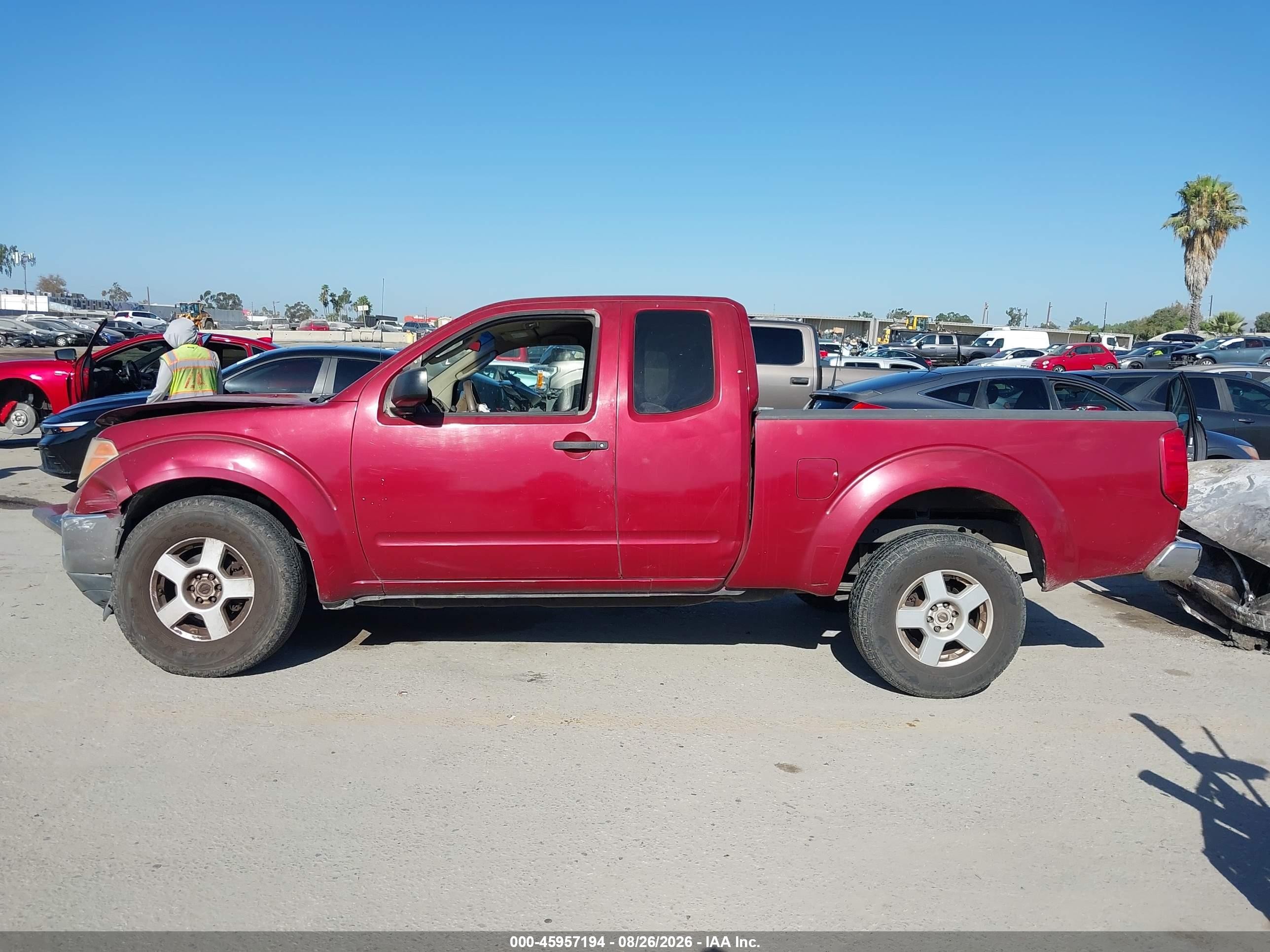 2006 Nissan Frontier Se Red vin: 1N6AD06U06C470021