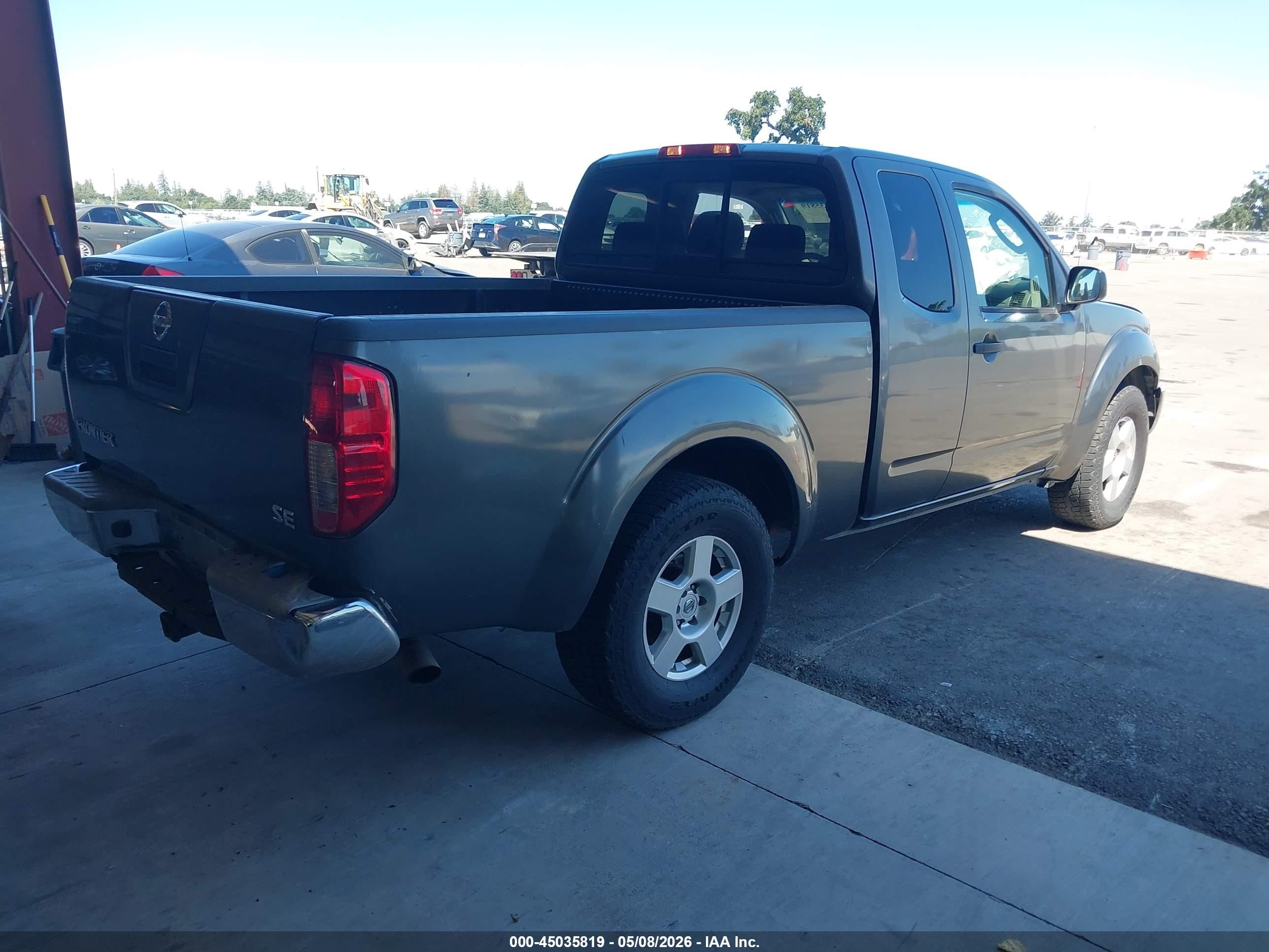 2007 Nissan Frontier Se Gray vin: 1N6AD06U07C420477