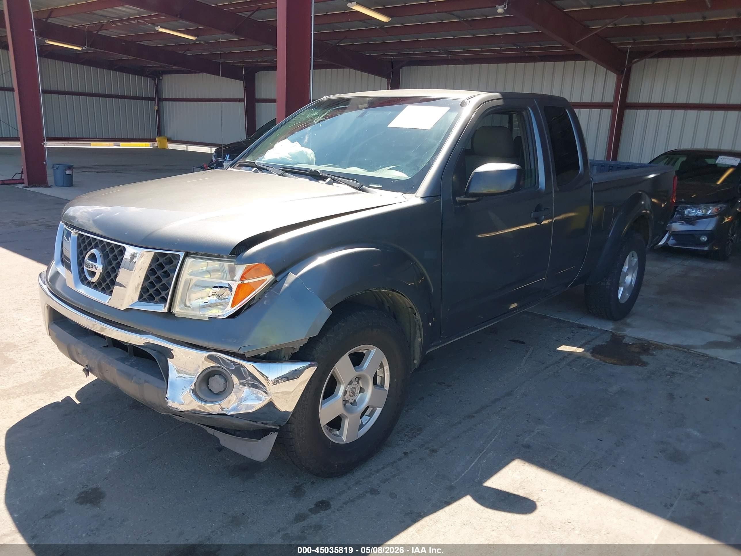 2007 Nissan Frontier Se Gray vin: 1N6AD06U07C420477