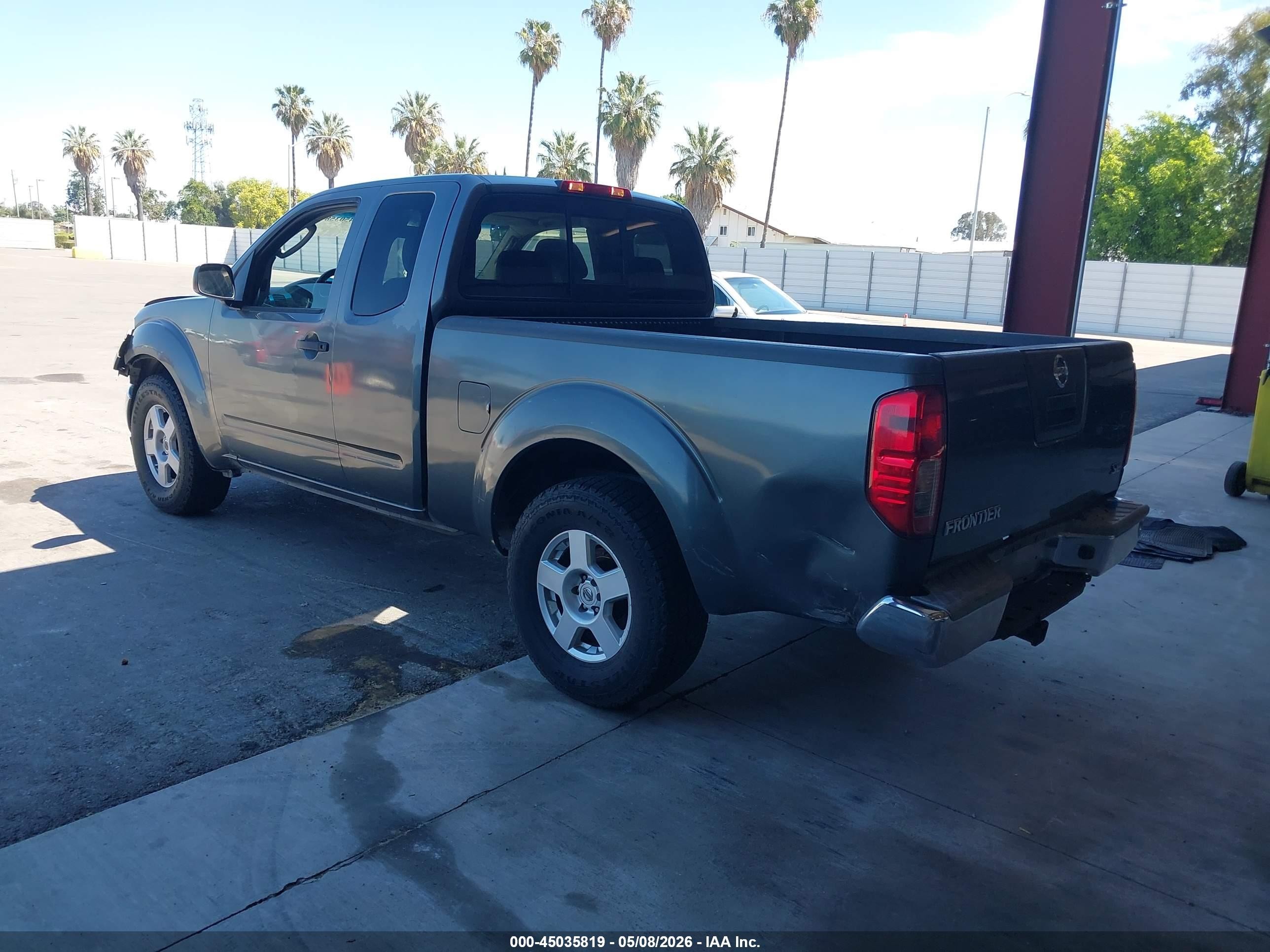 2007 Nissan Frontier Se Gray vin: 1N6AD06U07C420477