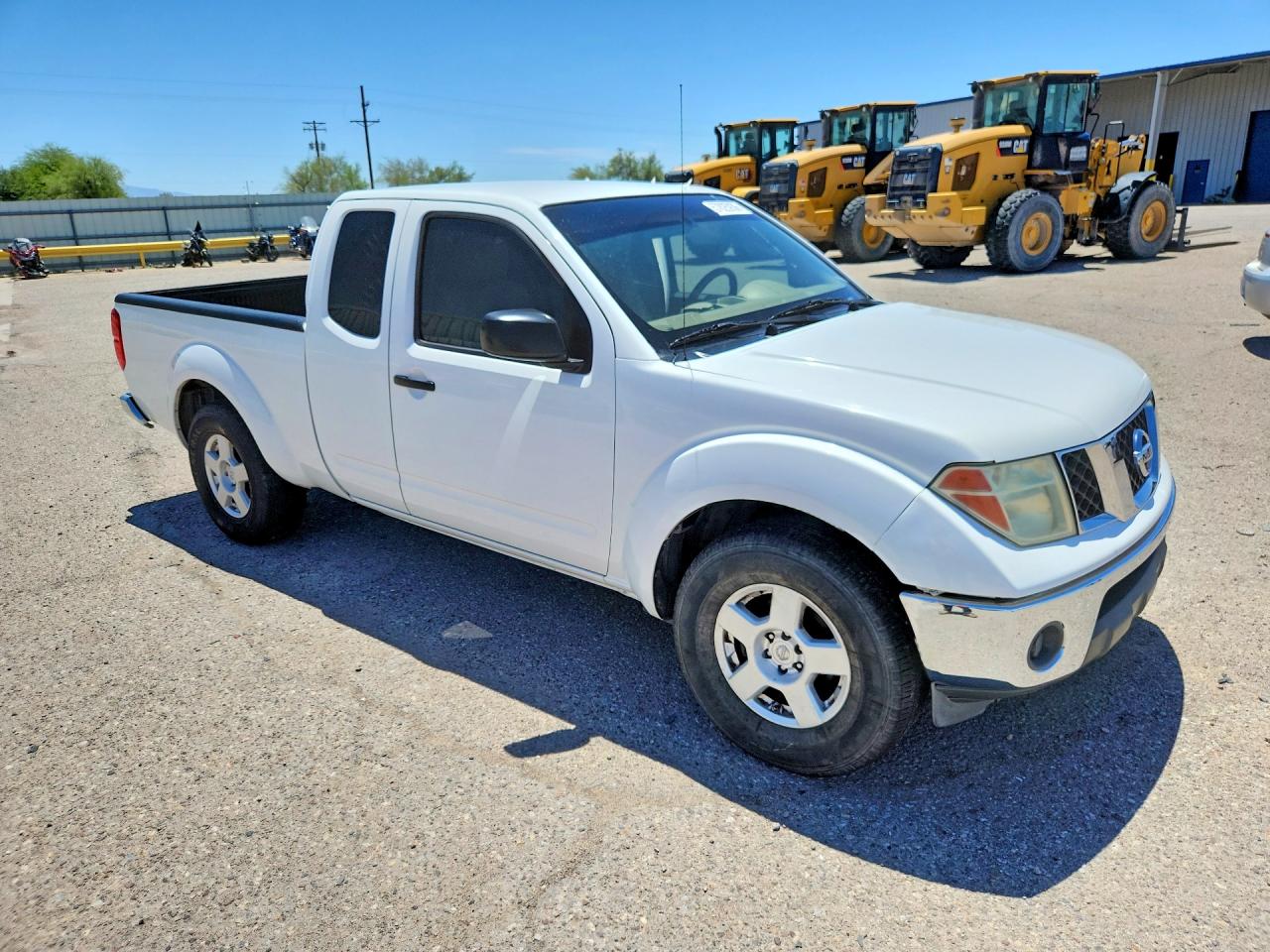 2007 Nissan Frontier Se White vin: 1N6AD06U07C422035