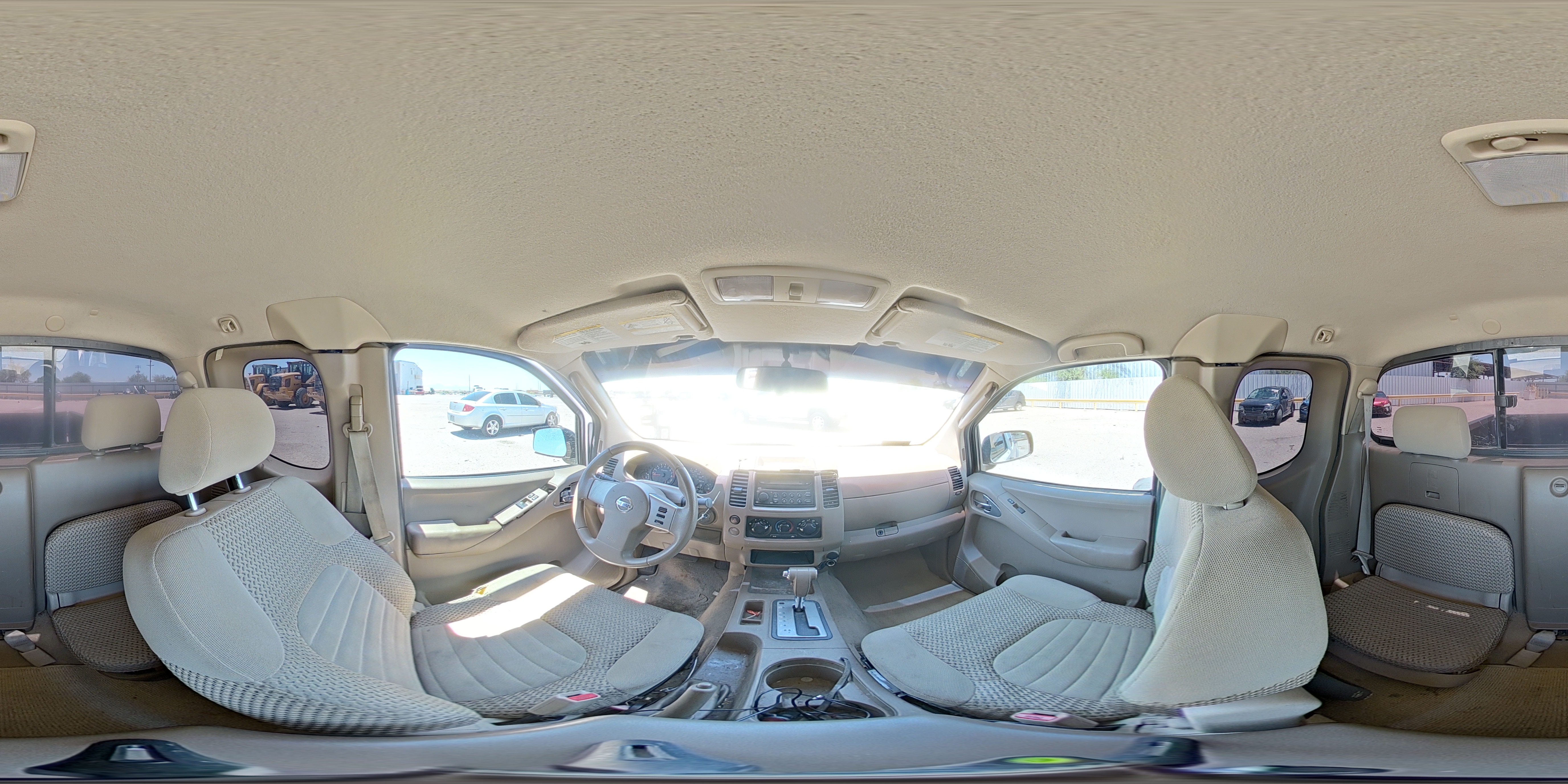 2007 Nissan Frontier Se White vin: 1N6AD06U07C422035