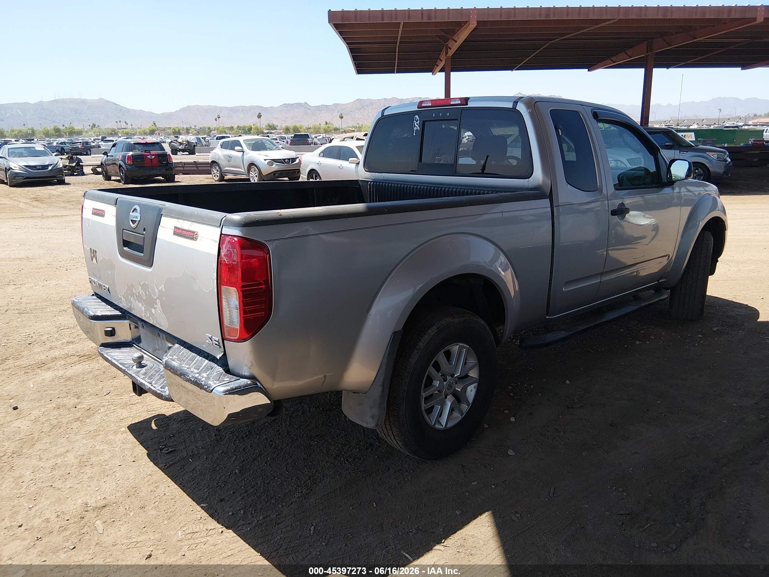 2005 Nissan Frontier Se Silver vin: 1N6AD06U15C464128