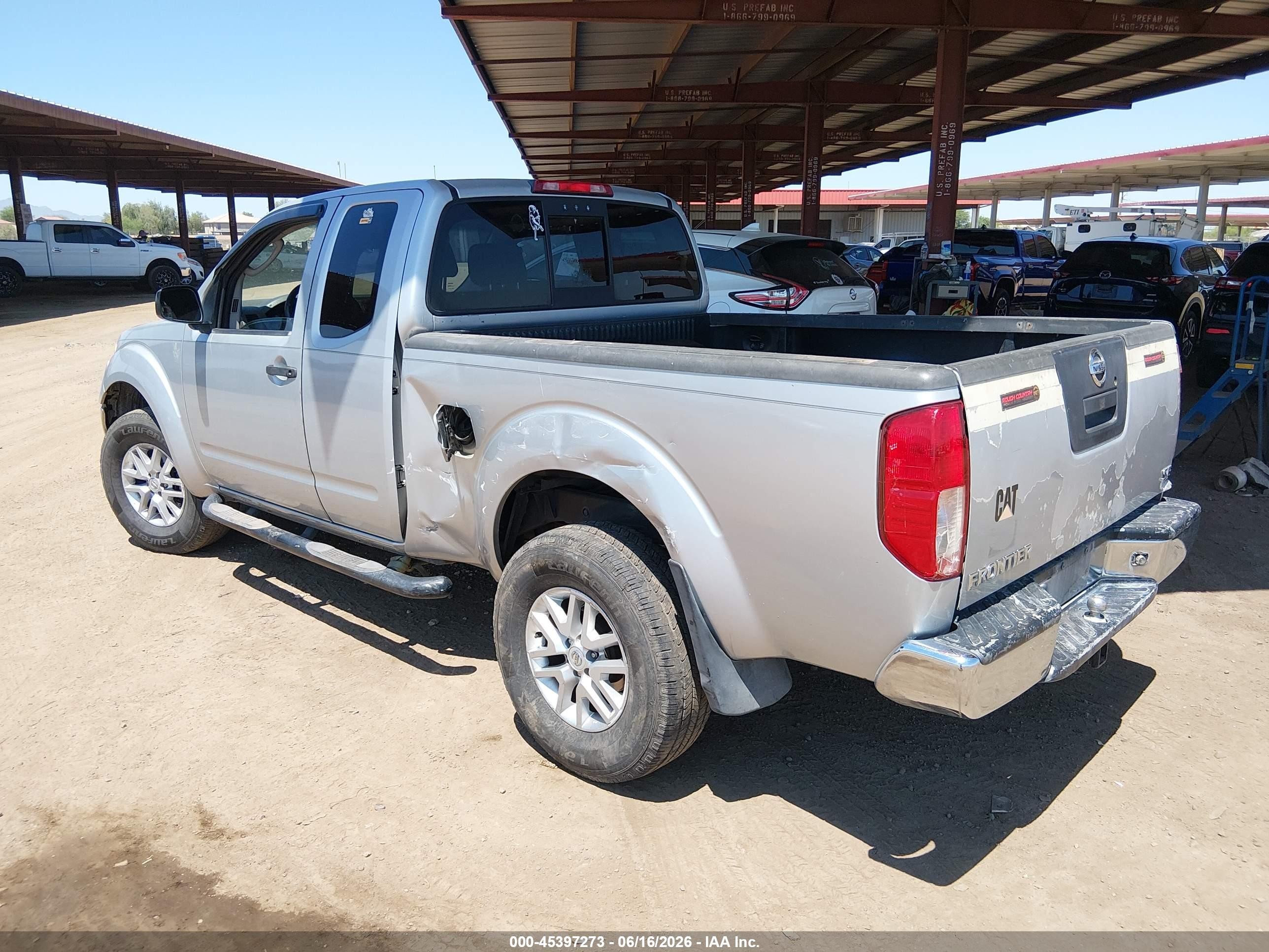 2005 Nissan Frontier Se Silver vin: 1N6AD06U15C464128
