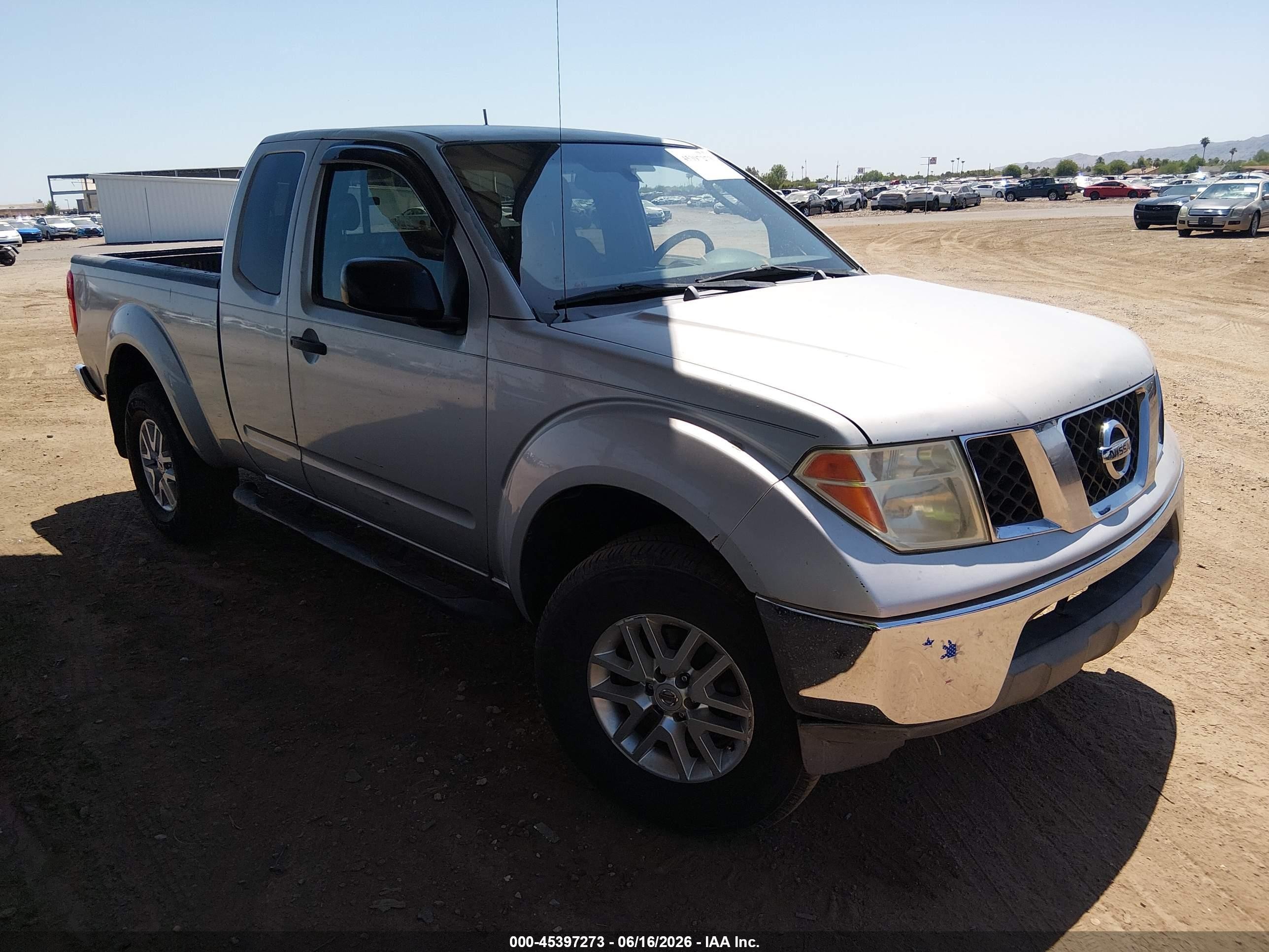 2005 Nissan Frontier Se Silver vin: 1N6AD06U15C464128