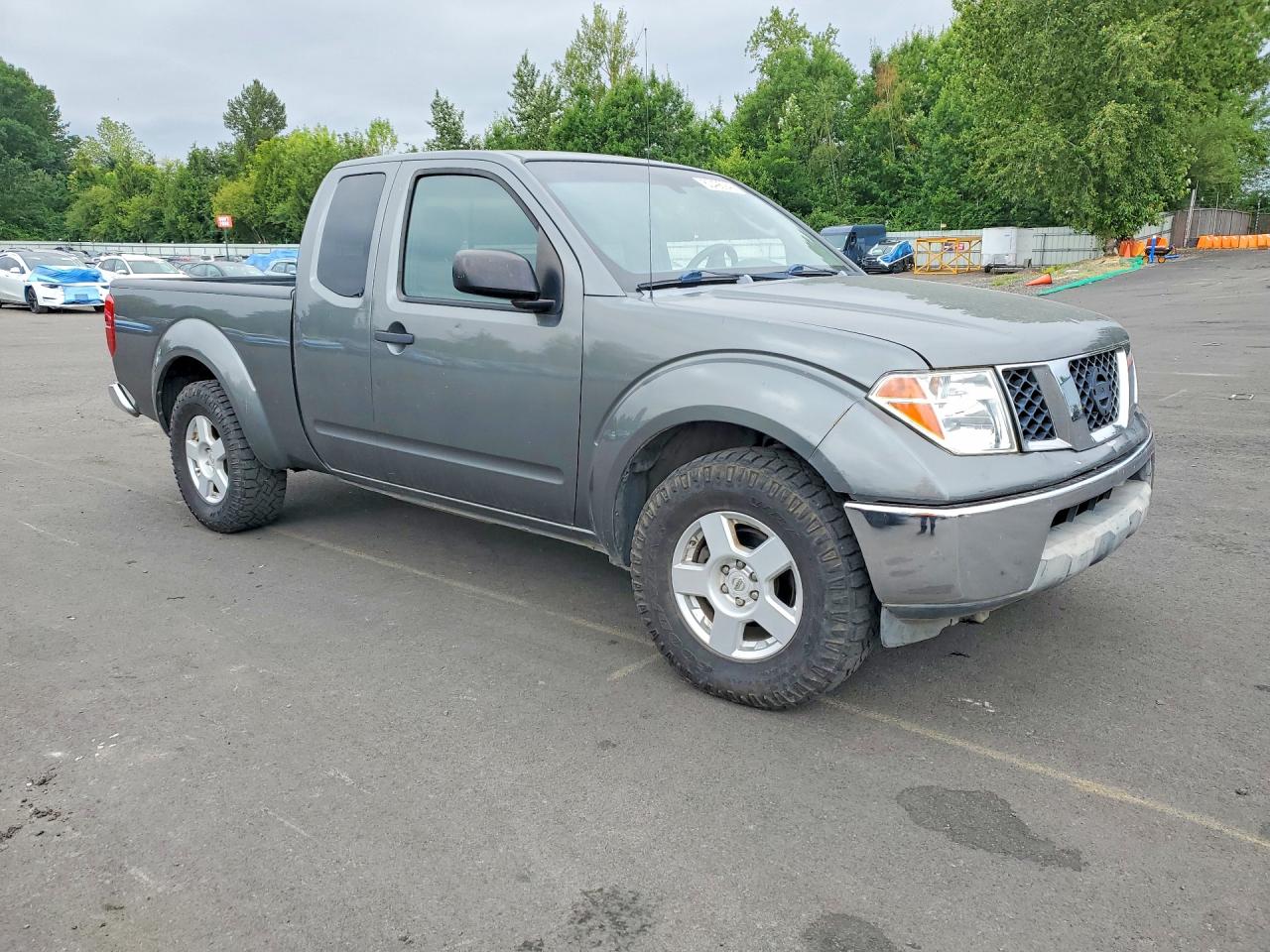 2007 Nissan Frontier Se Gray vin: 1N6AD06U17C405728