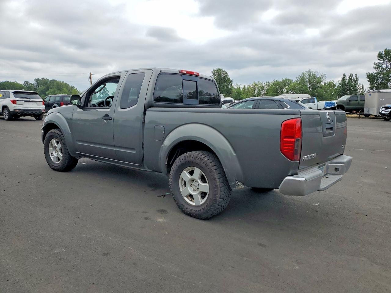 2007 Nissan Frontier Se Gray vin: 1N6AD06U17C405728