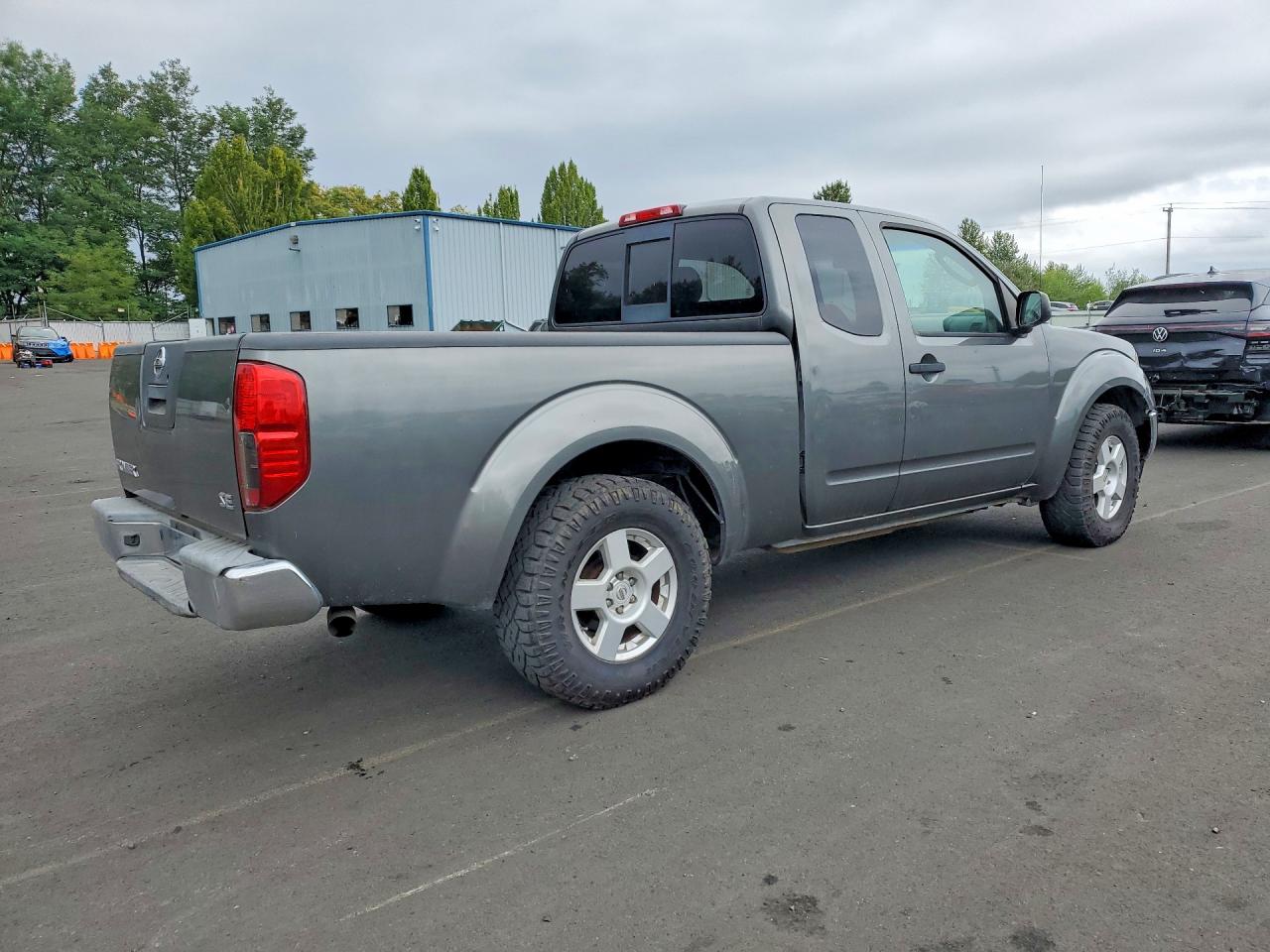 2007 Nissan Frontier Se Gray vin: 1N6AD06U17C405728