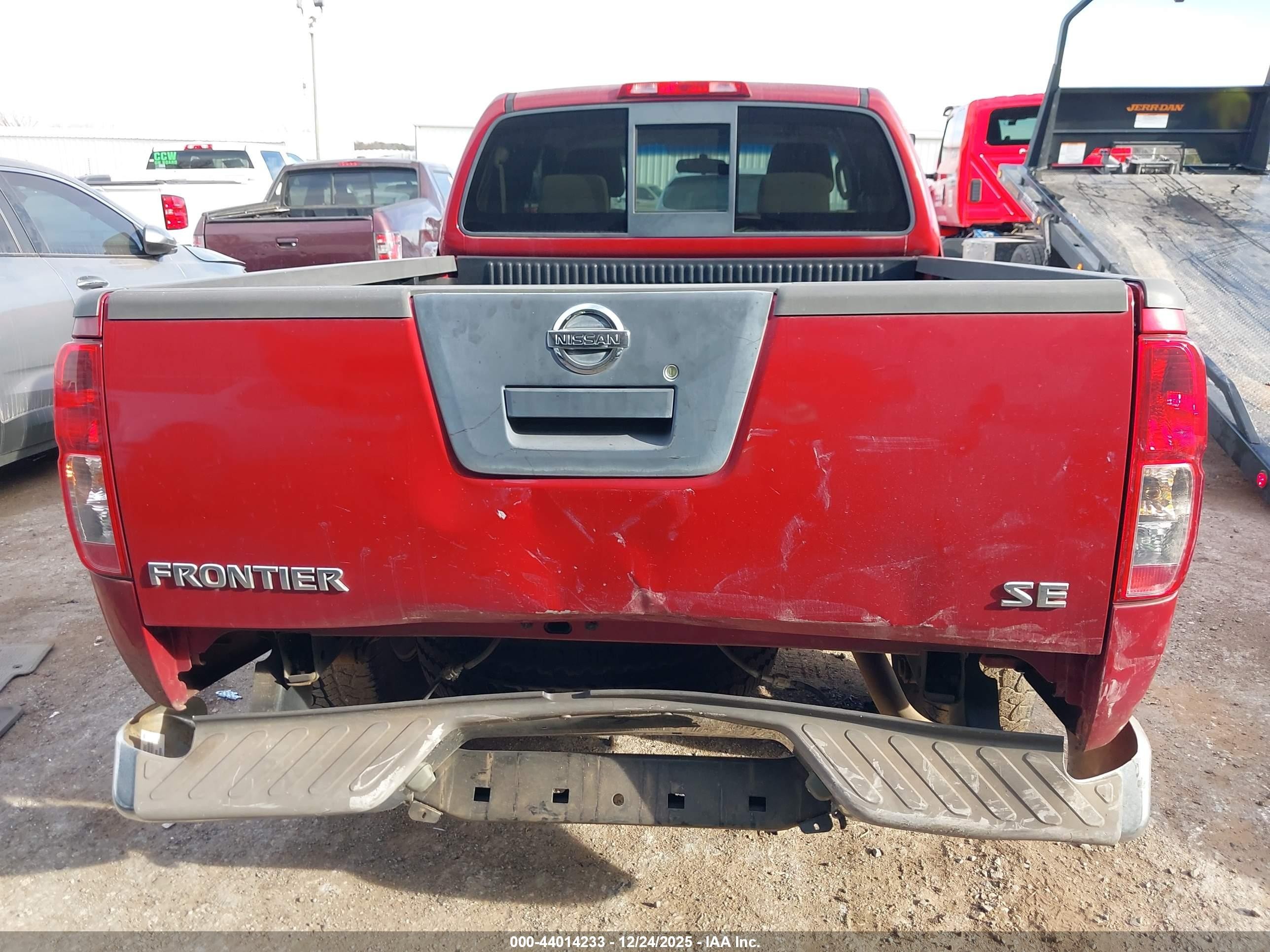 2009 Nissan Frontier Se Red vin: 1N6AD06U19C400922