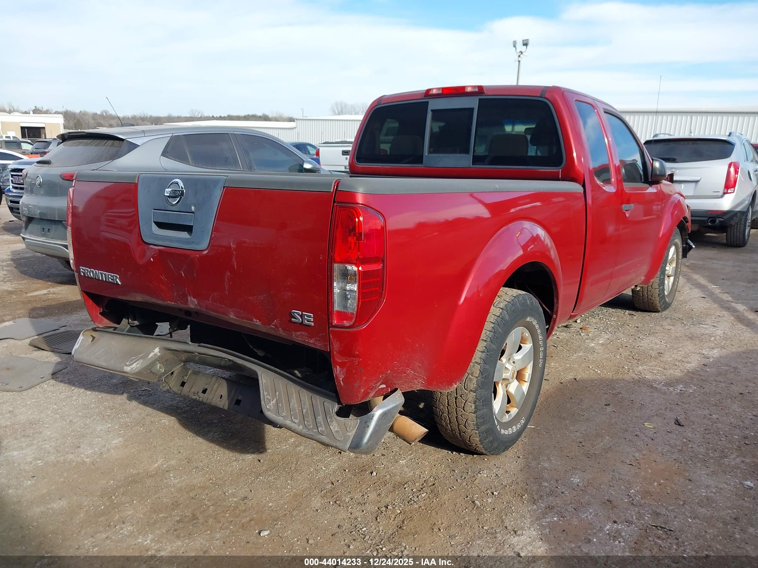 2009 Nissan Frontier Se Red vin: 1N6AD06U19C400922