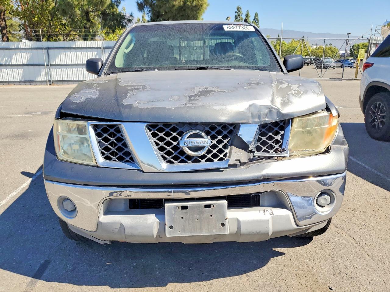 2006 Nissan Frontier Se Gray vin: 1N6AD06U26C404392
