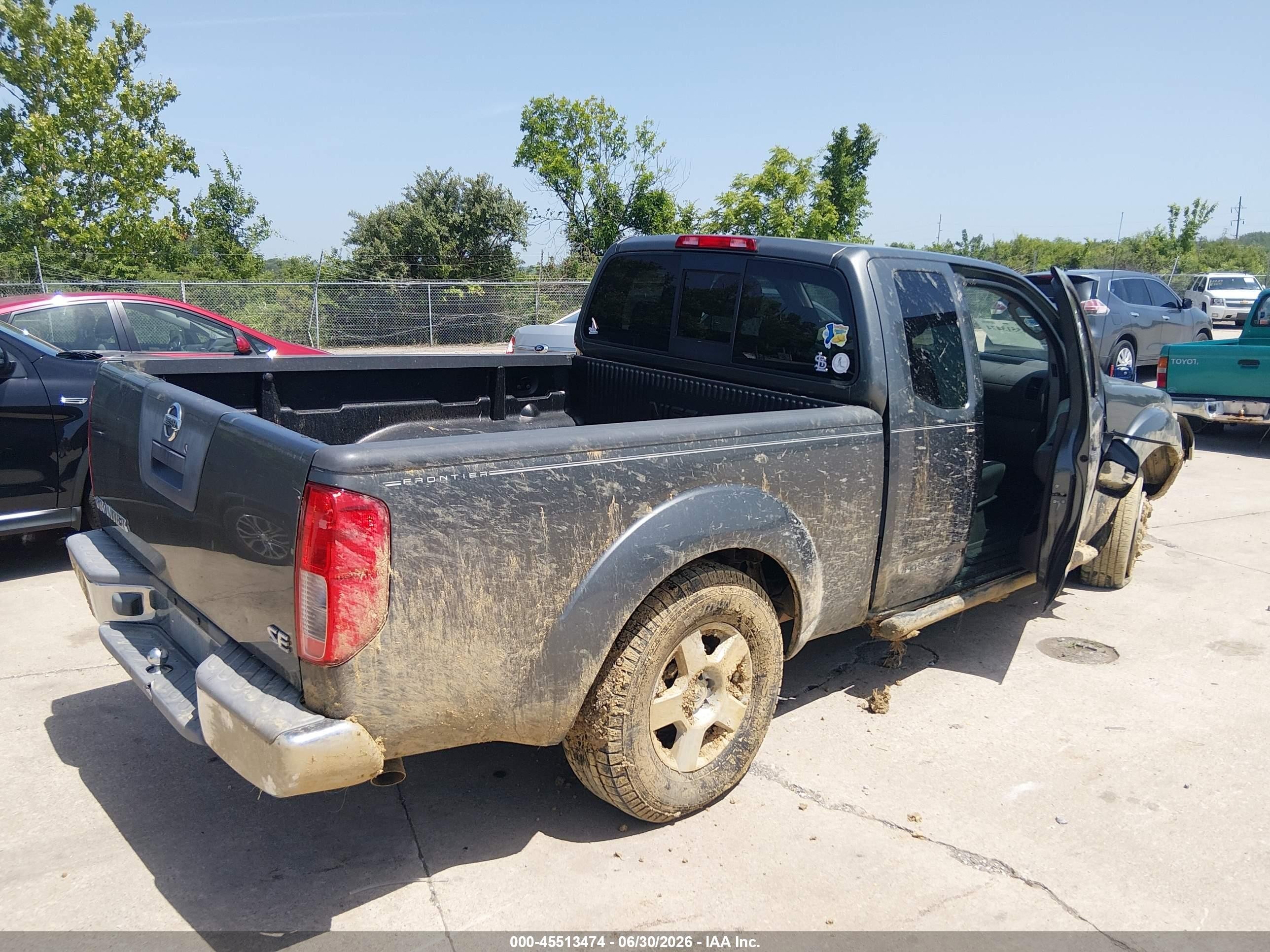 2006 Nissan Frontier Se Gray vin: 1N6AD06U26C406126